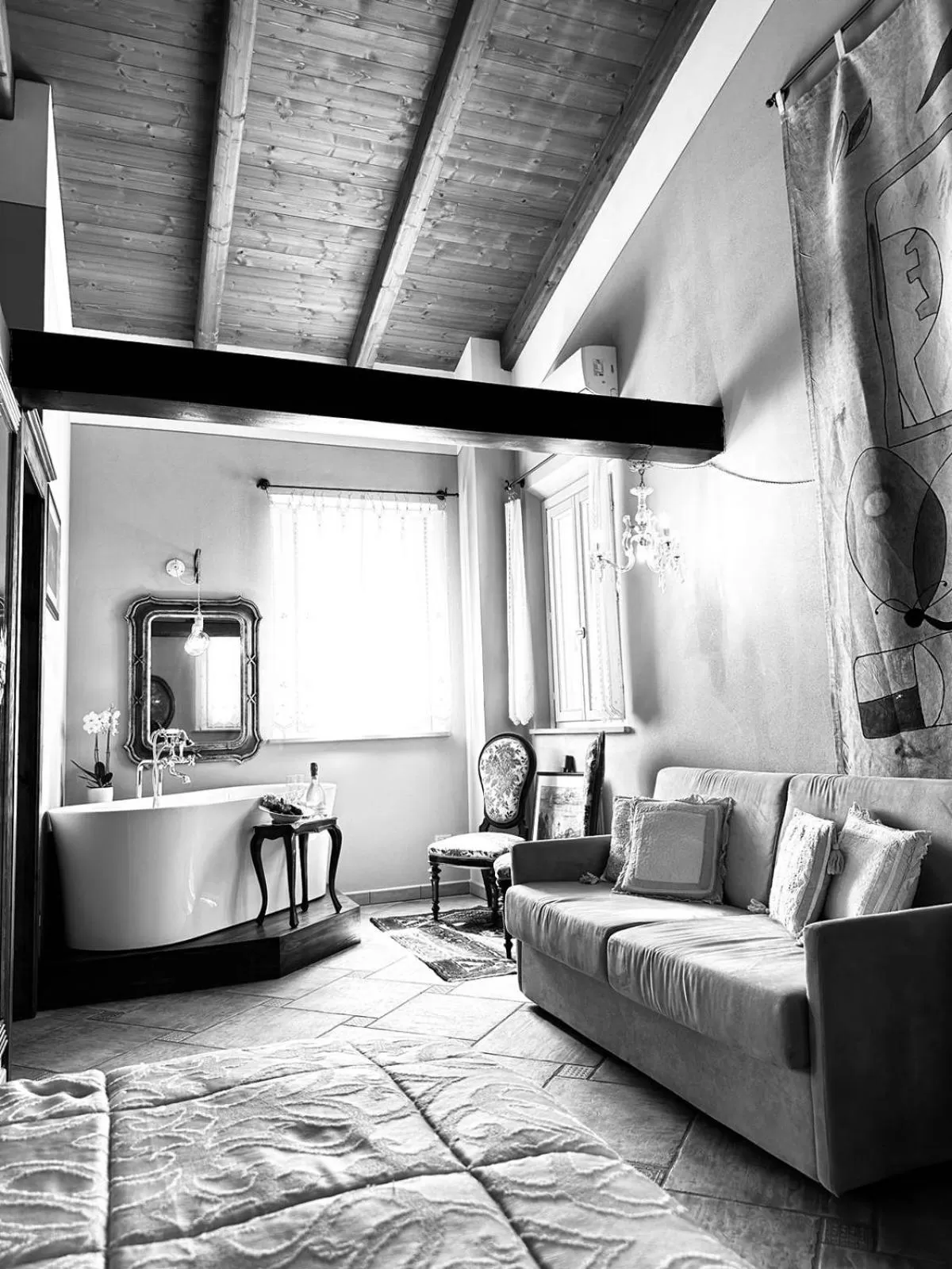 Photo of the whole room, Bed in Locanda Antico Casale Cesenatico