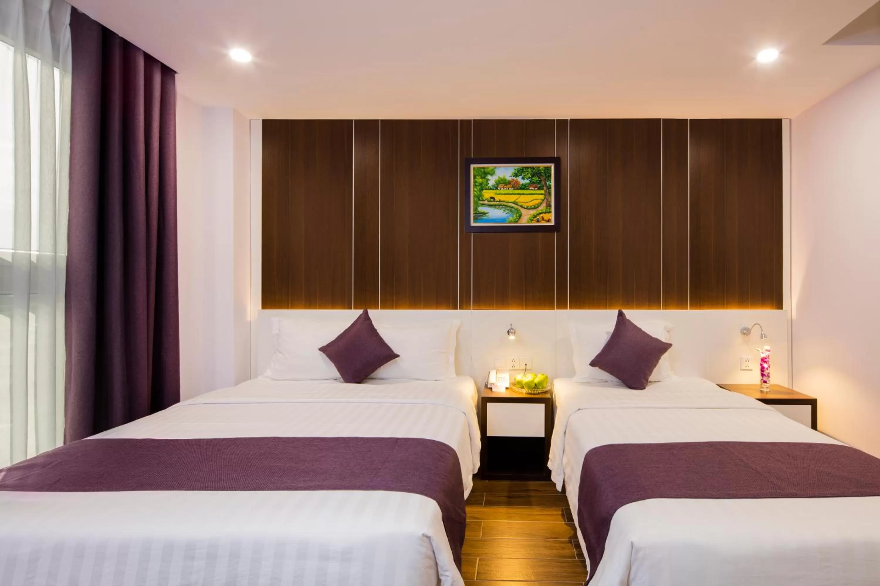 Bed in Morris Hotel Nha Trang