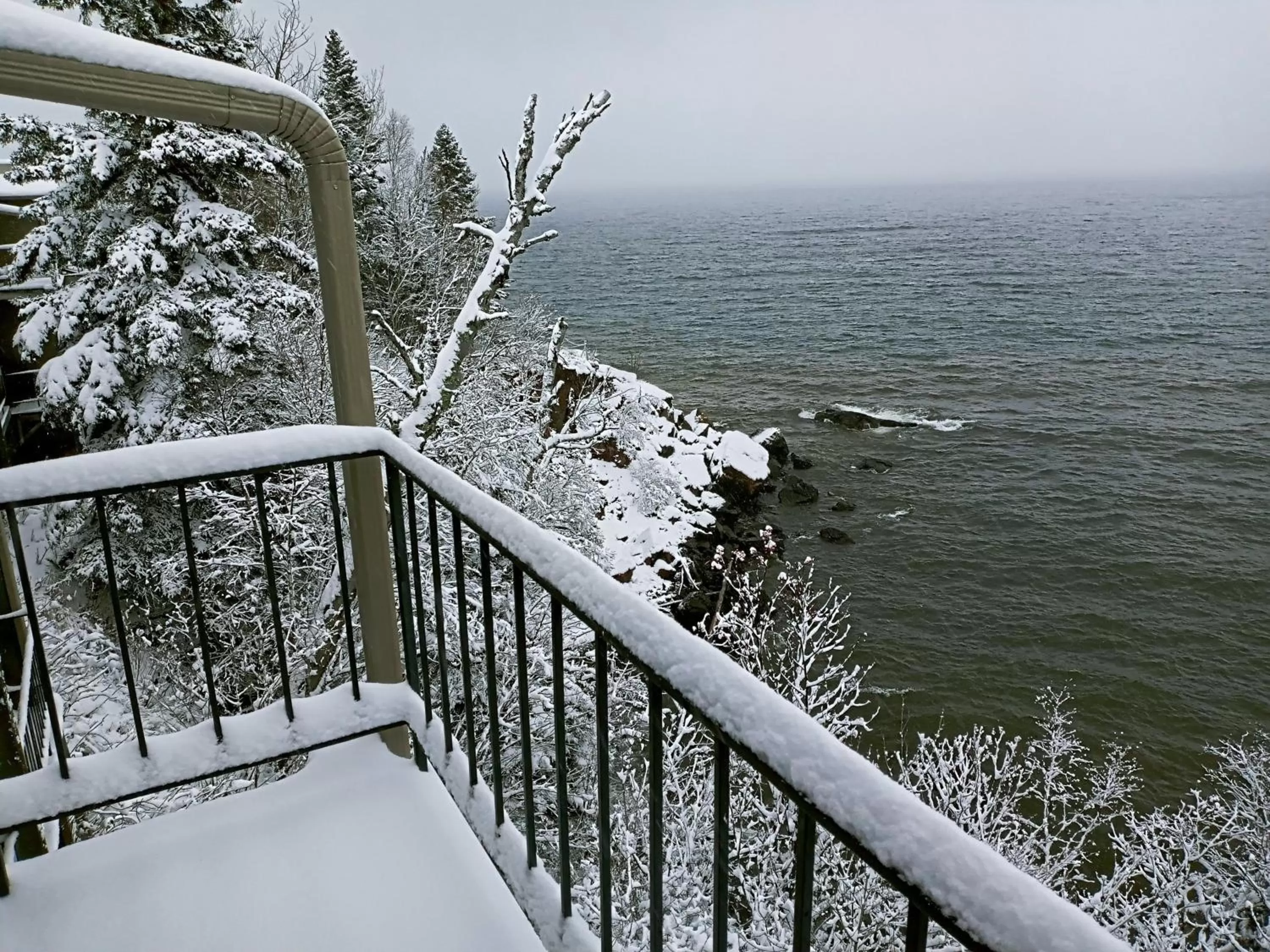 Natural landscape in Cliff Dweller on Lake Superior