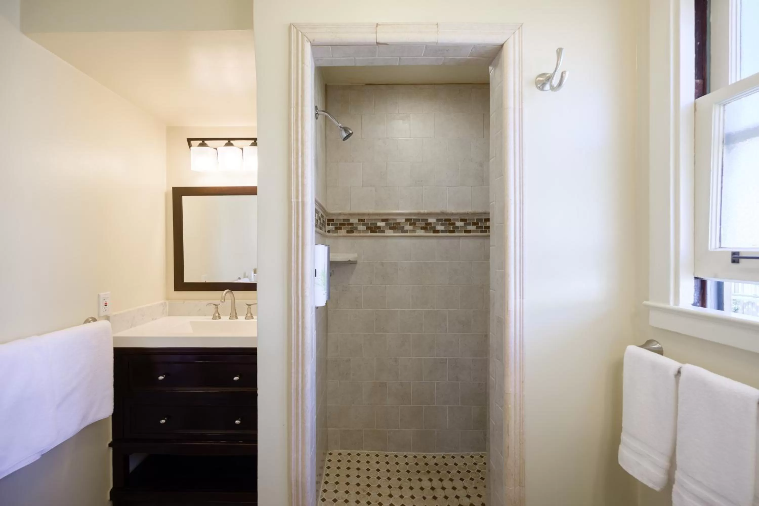 Shower in Marina Motel