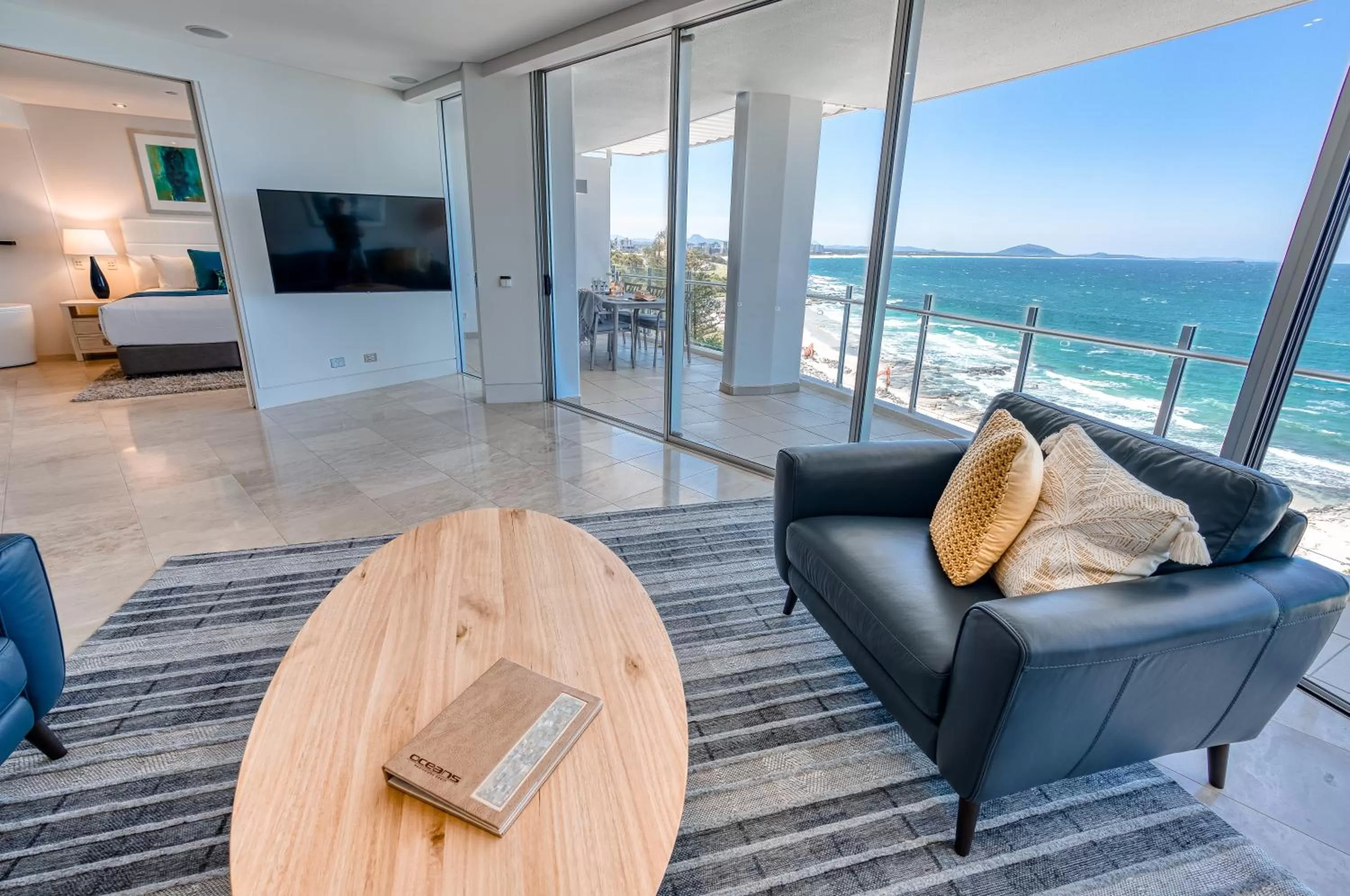 Living room in Oceans Mooloolaba