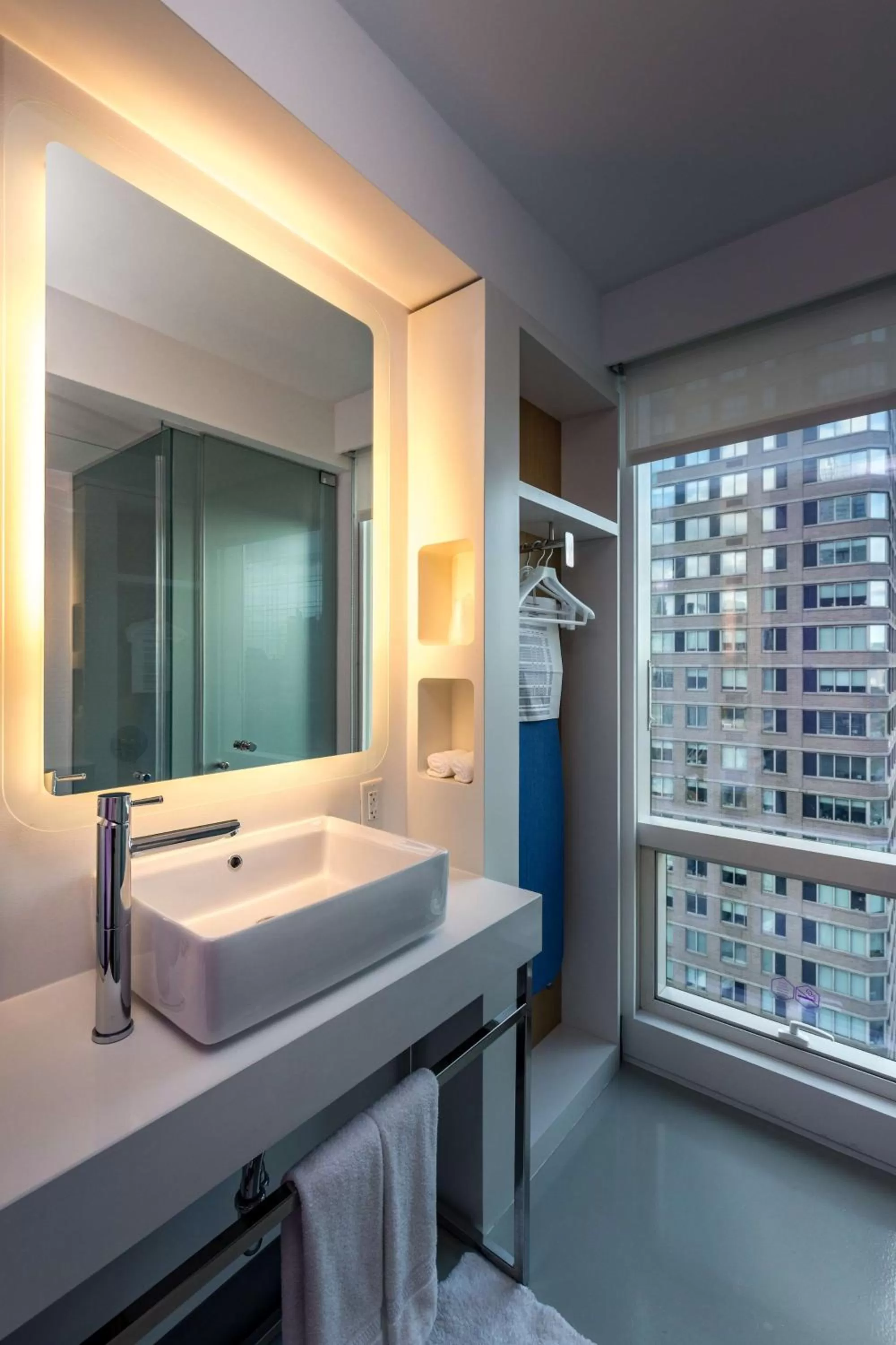 Bathroom in YOTEL New York Times Square