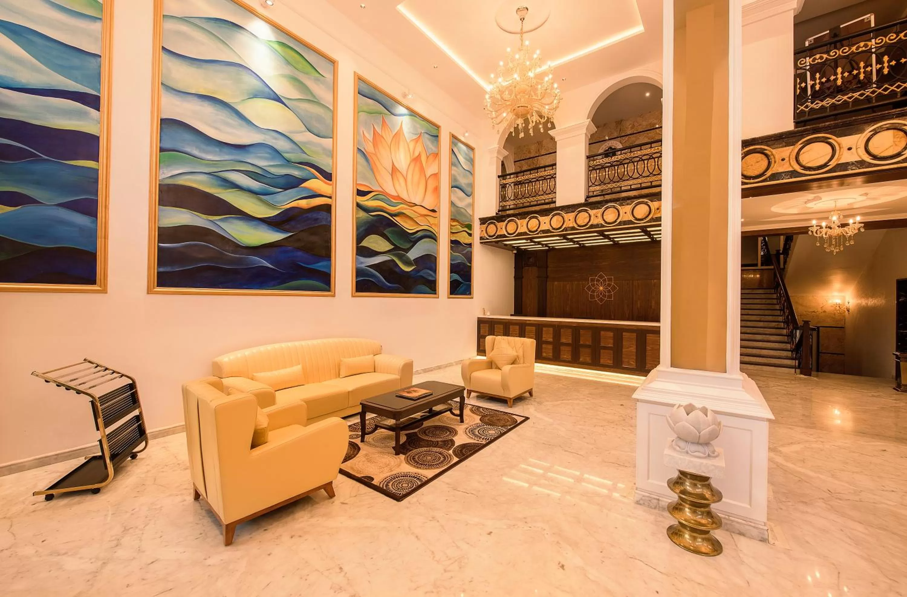 Lobby or reception in White Lotus Hotel