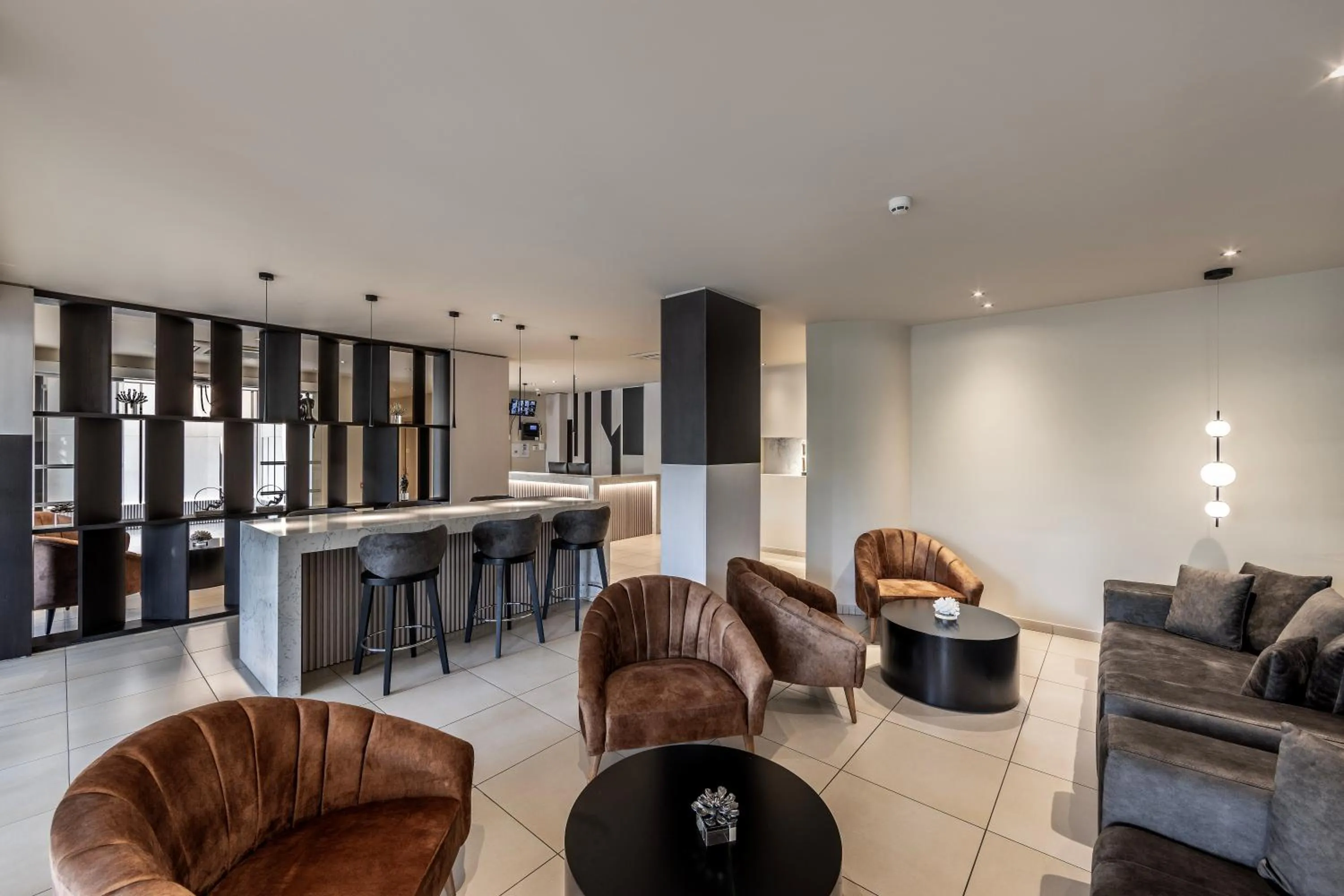 Seating area in Almond Business Hotel