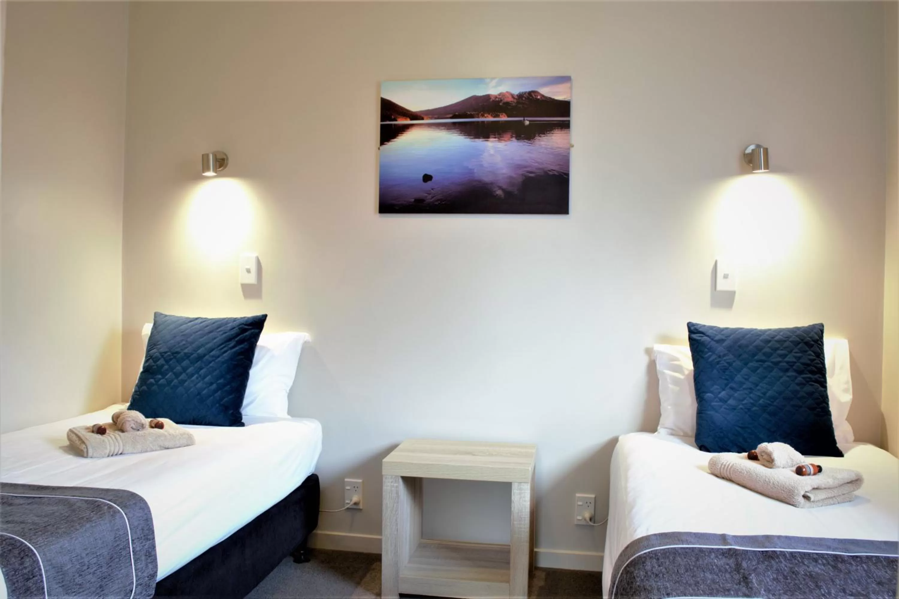 Bedroom, Bed in Bella Vista Taupo