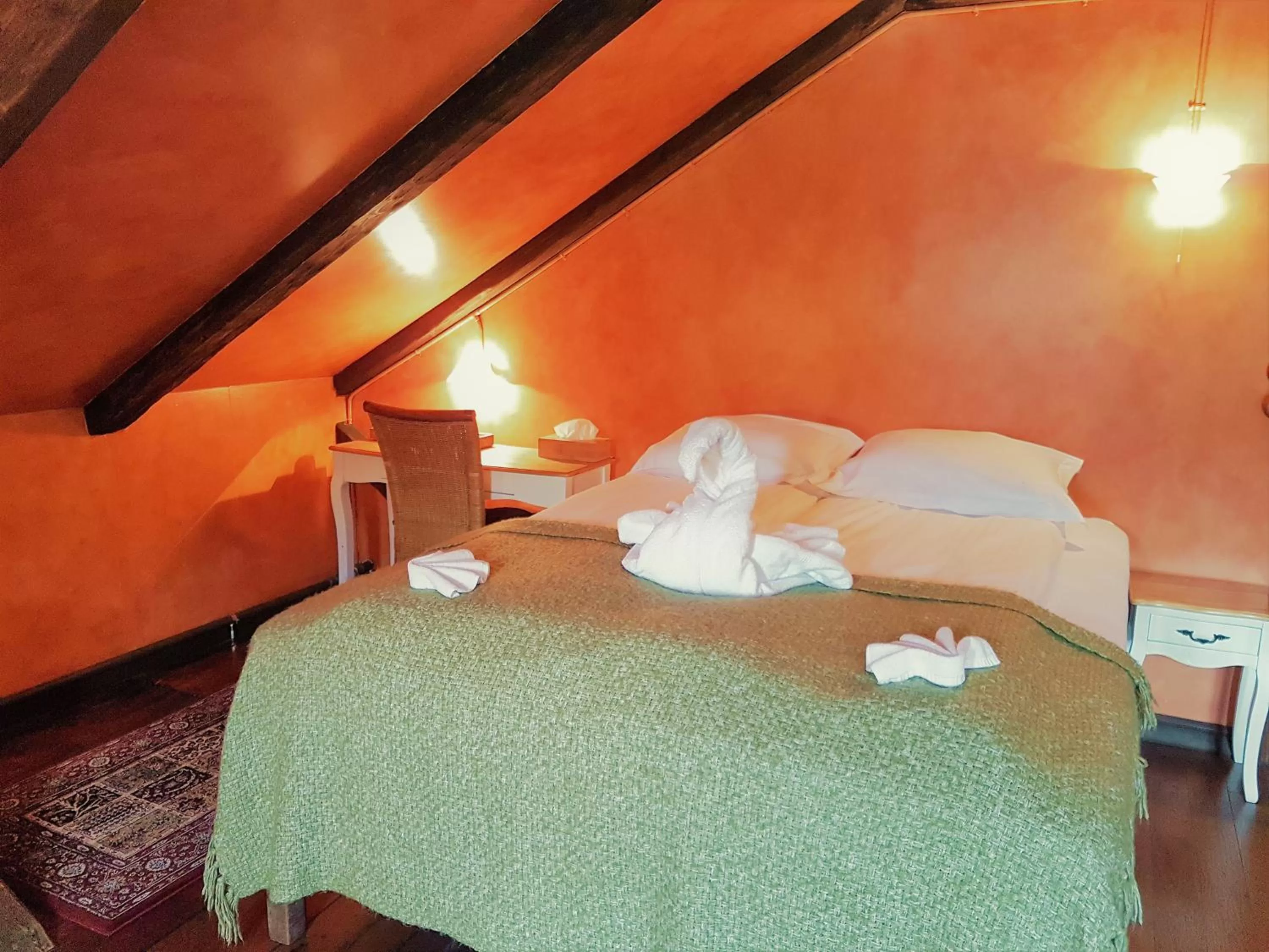 Bedroom, Bed in Hótel Tindastóll