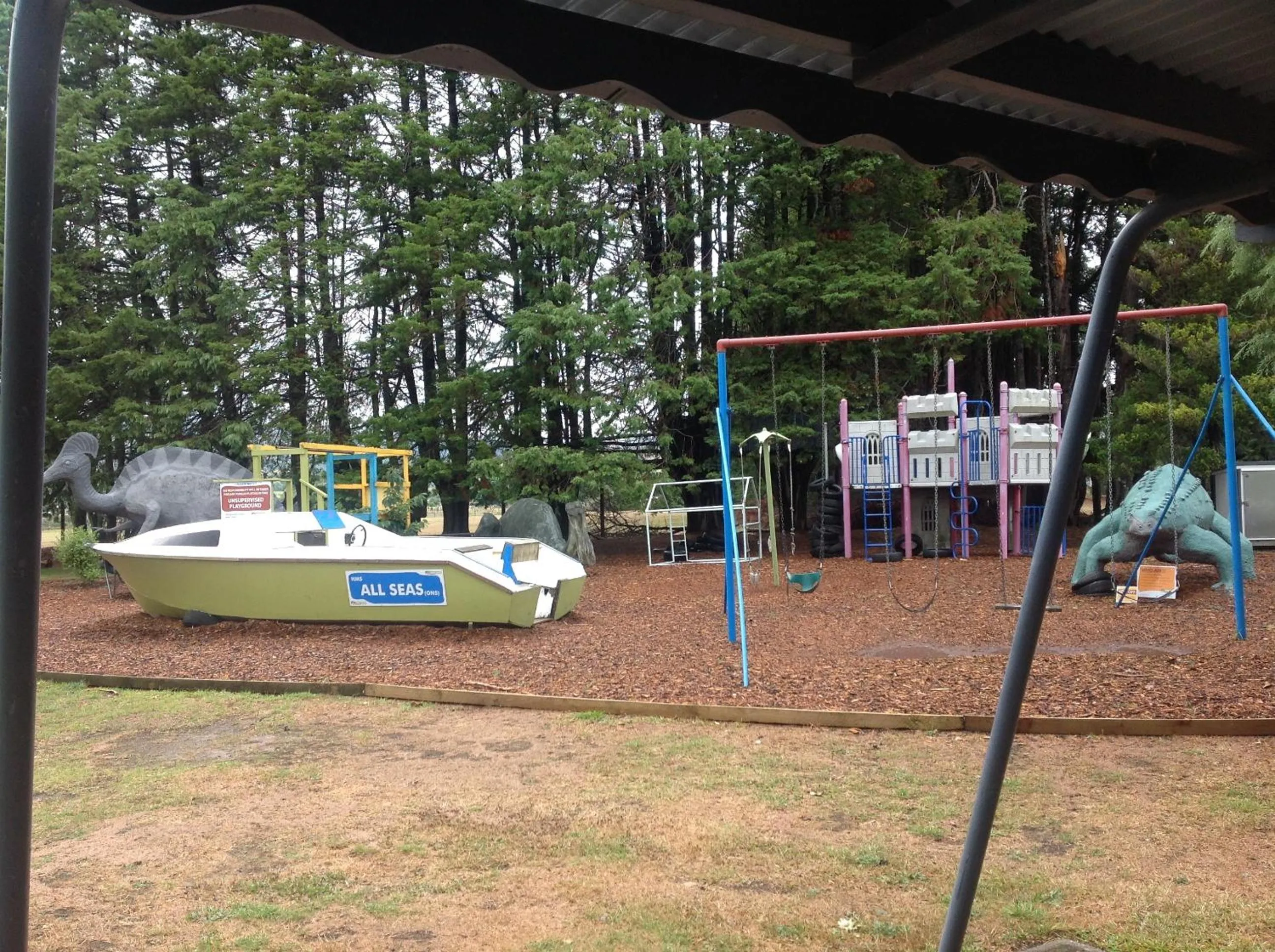 Children play ground in All Seasons Holiday Park