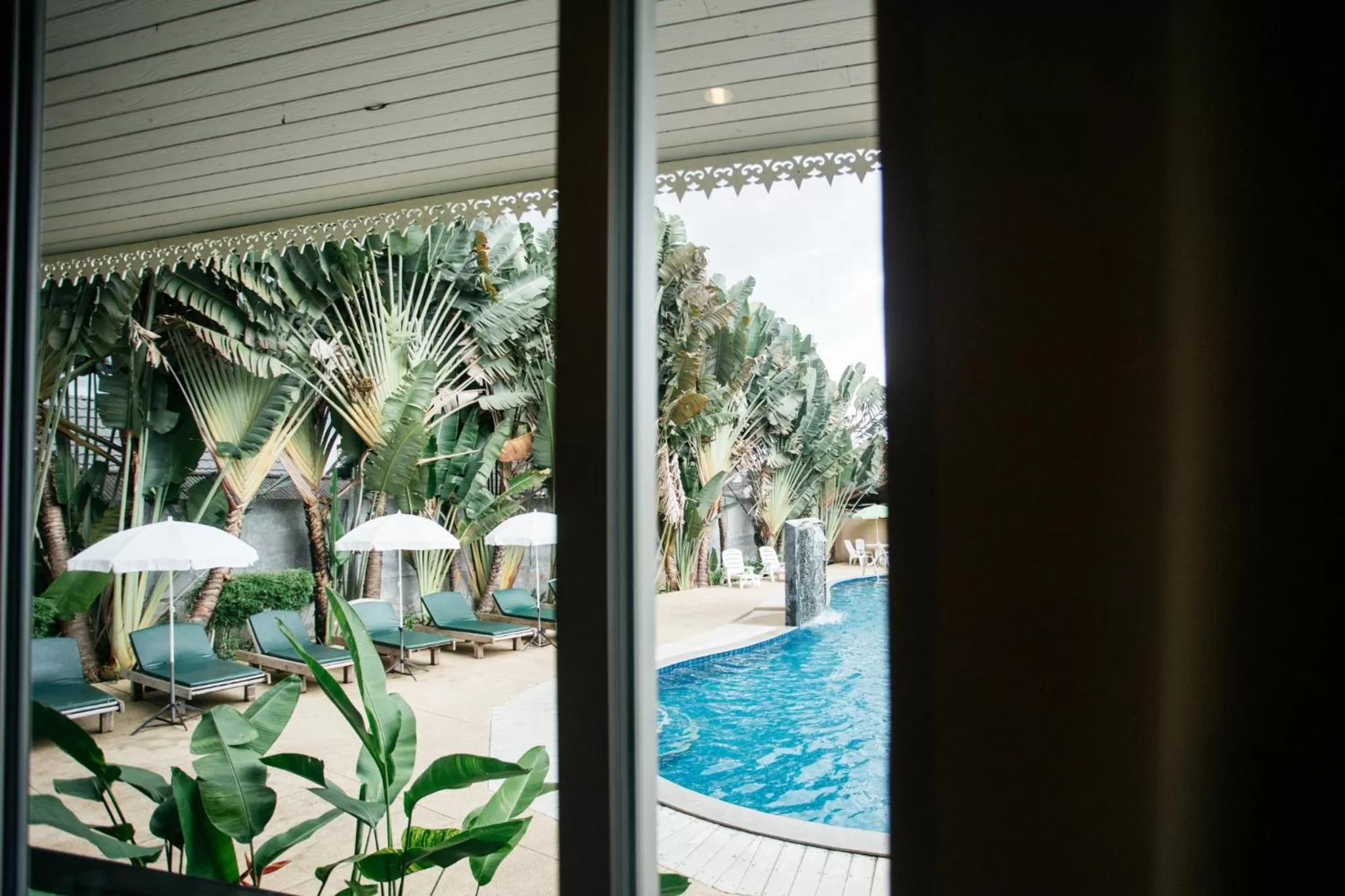 Pool view in Diamond Park Inn Chiangrai & Resort