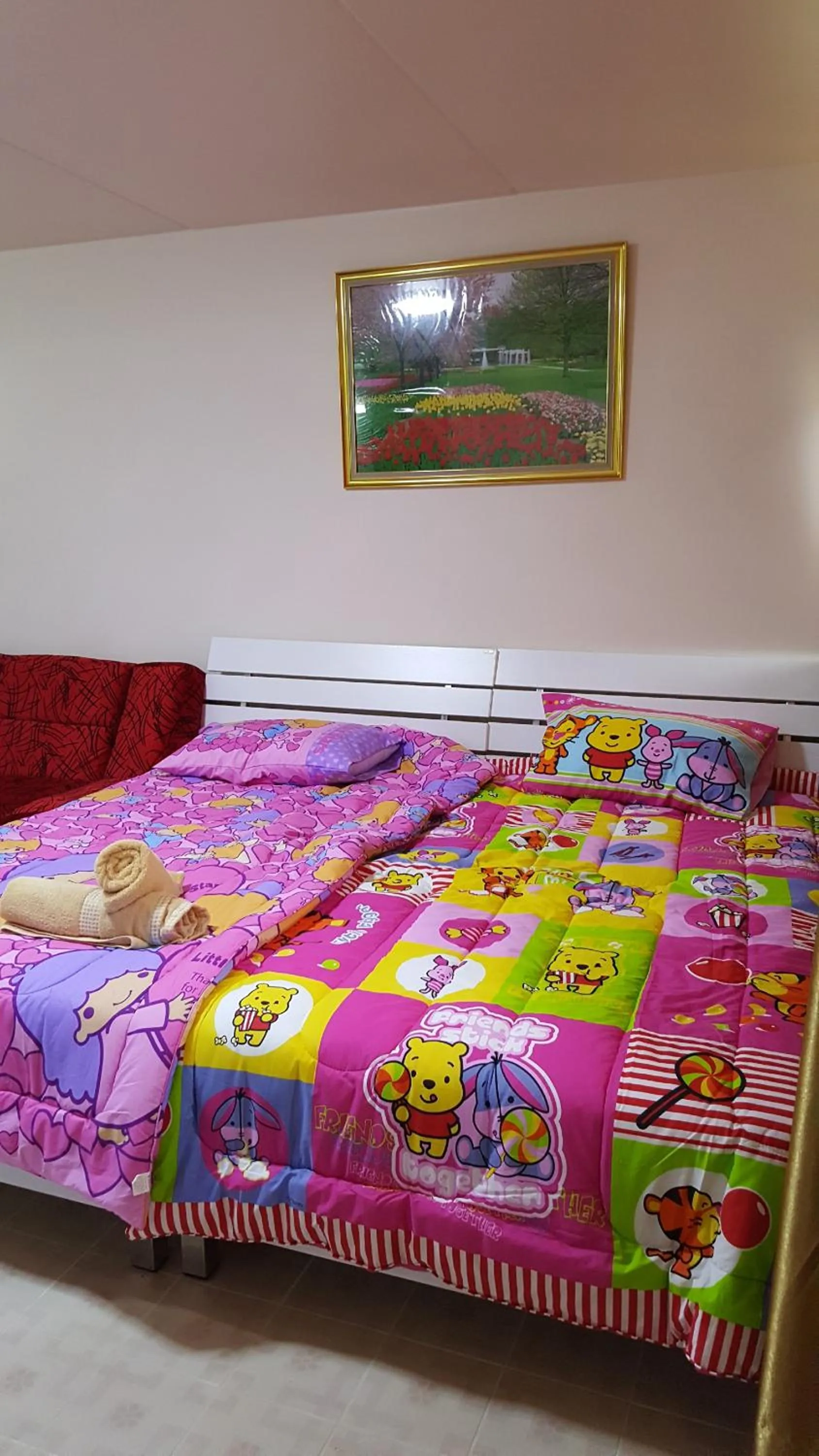 Photo of the whole room, Bed in Smart Residence@Muengthongthani