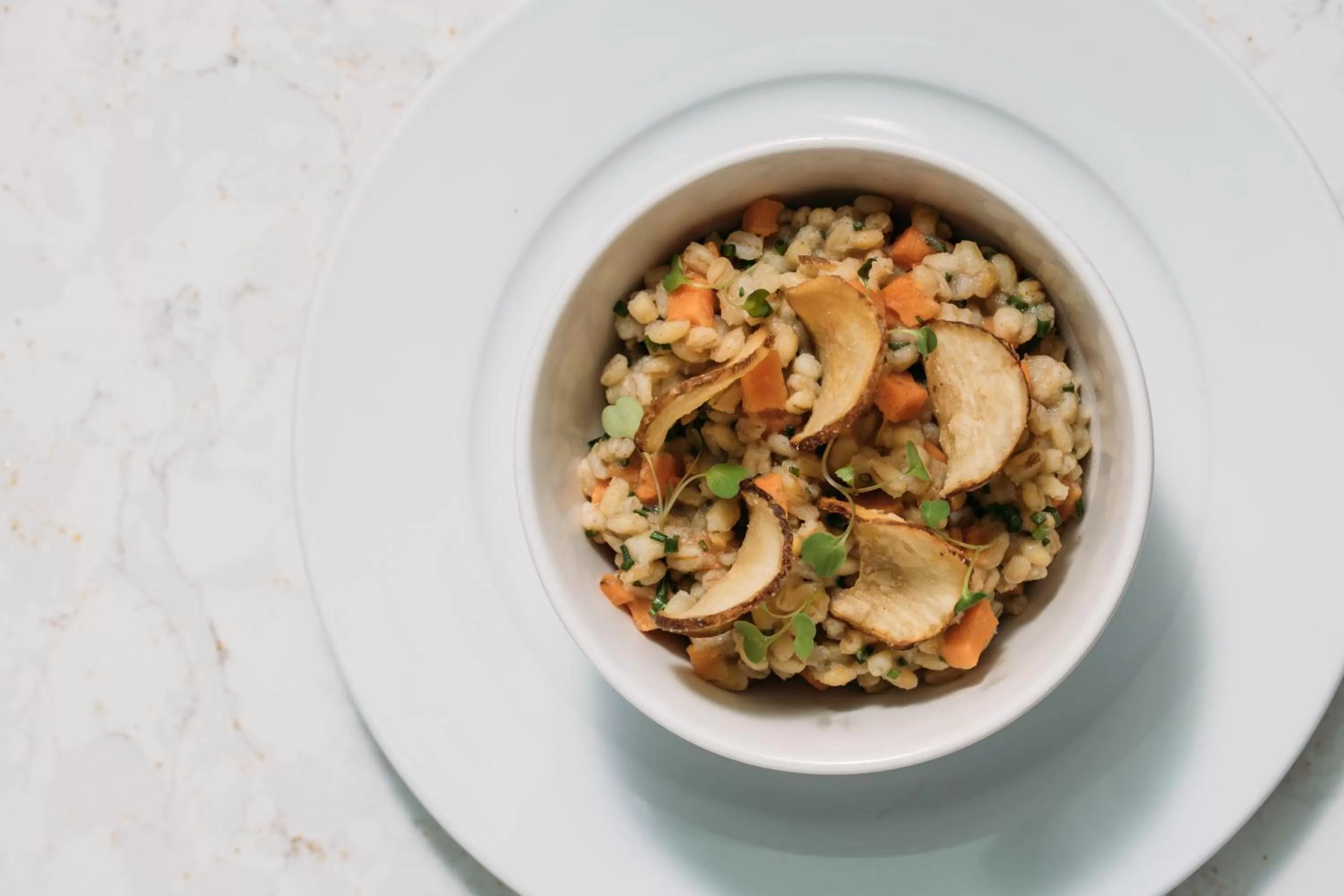 Food close-up in Polurrian on the Lizard