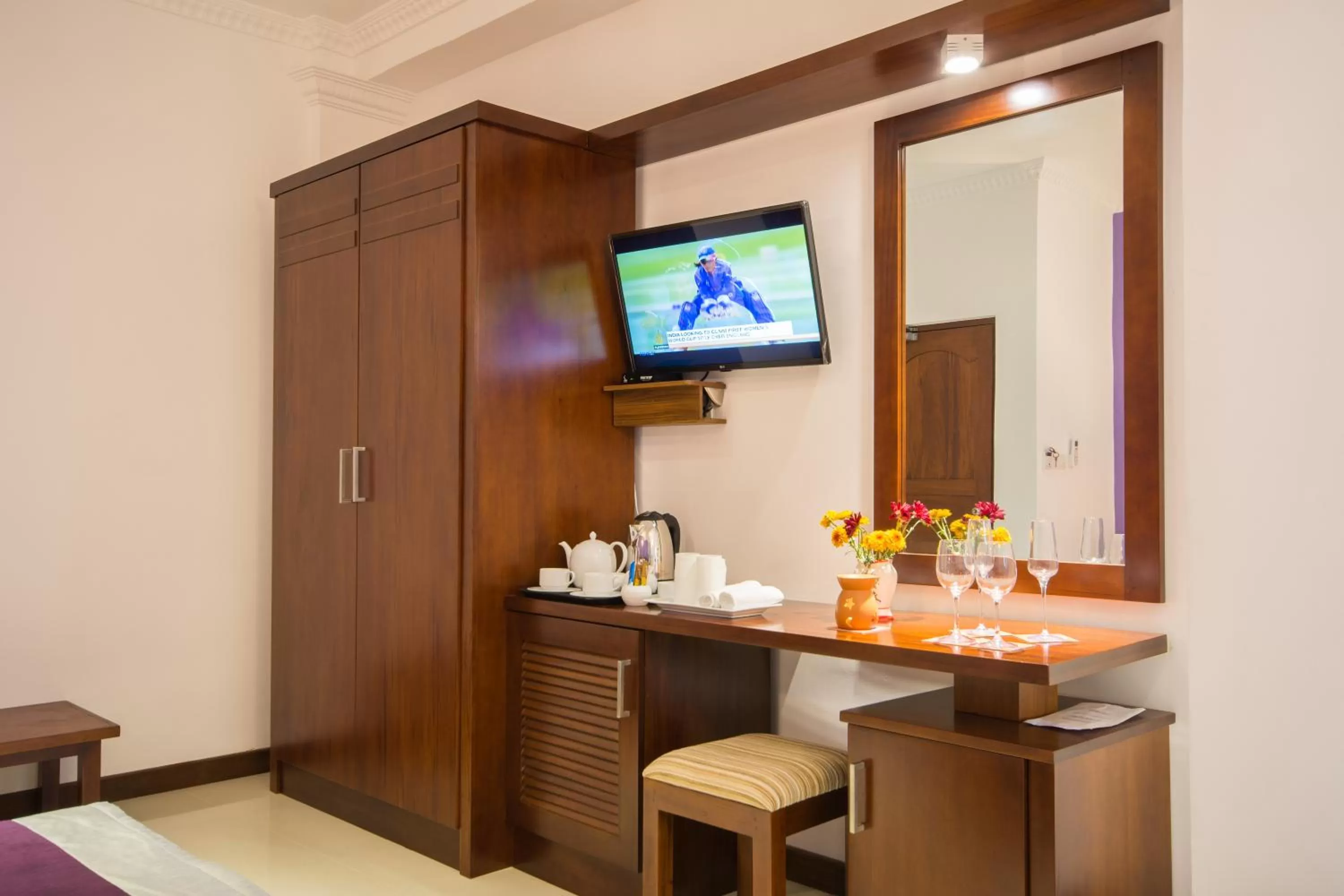 TV and multimedia in Ceyloni City Hotel
