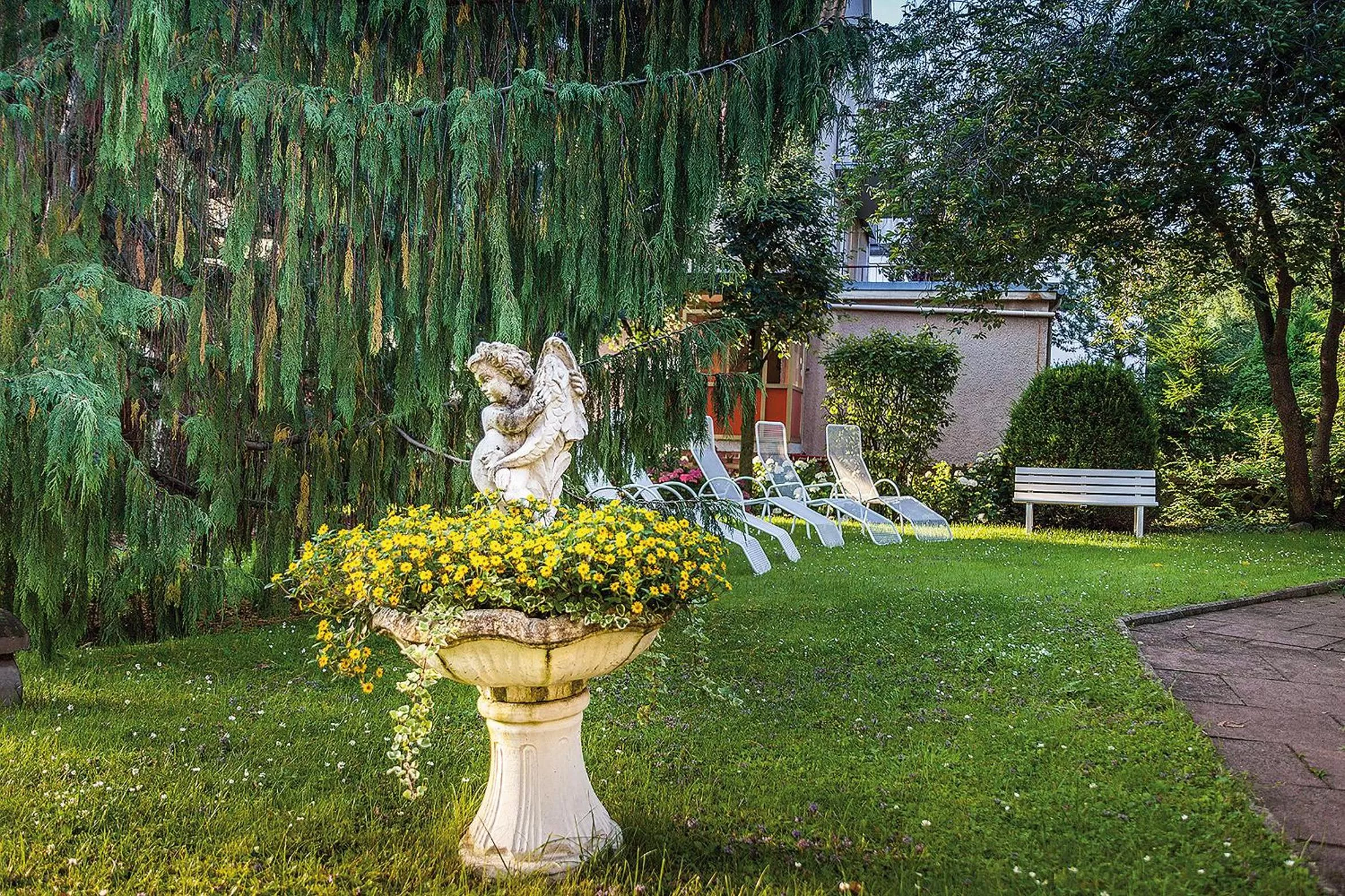 Garden in Vitalhotel am Stadtpark Superior