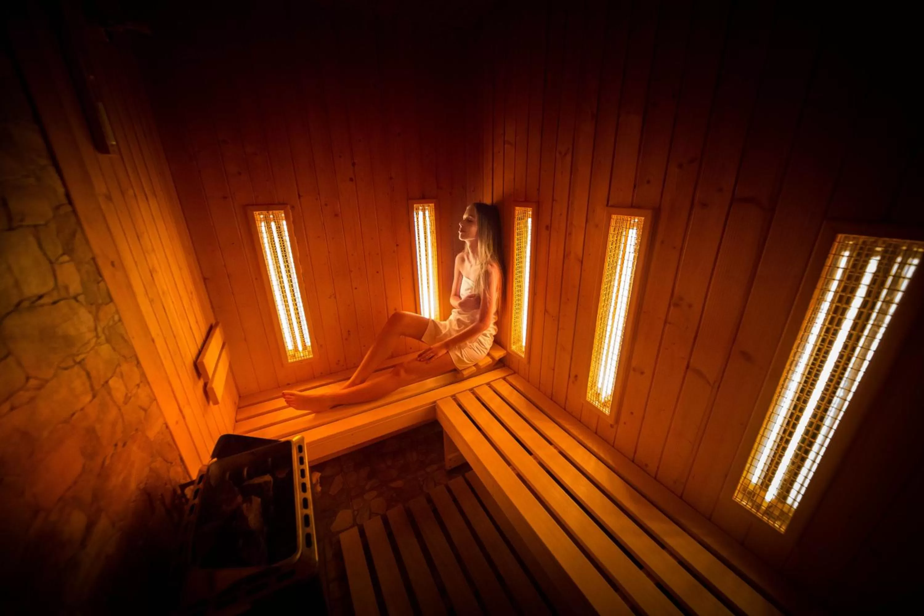 Sauna in Chalets CEDER 1