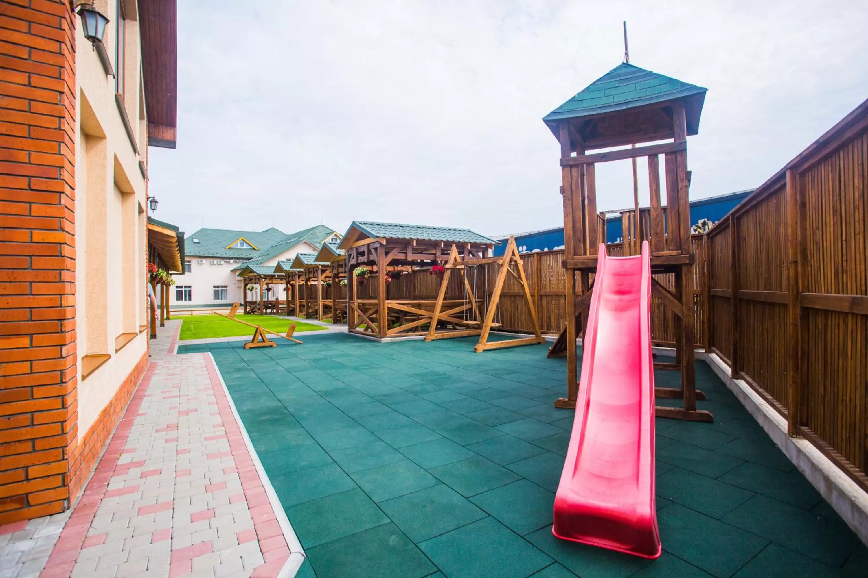 Children play ground, Children's Play Area in Praktik Hotel & Restaurant