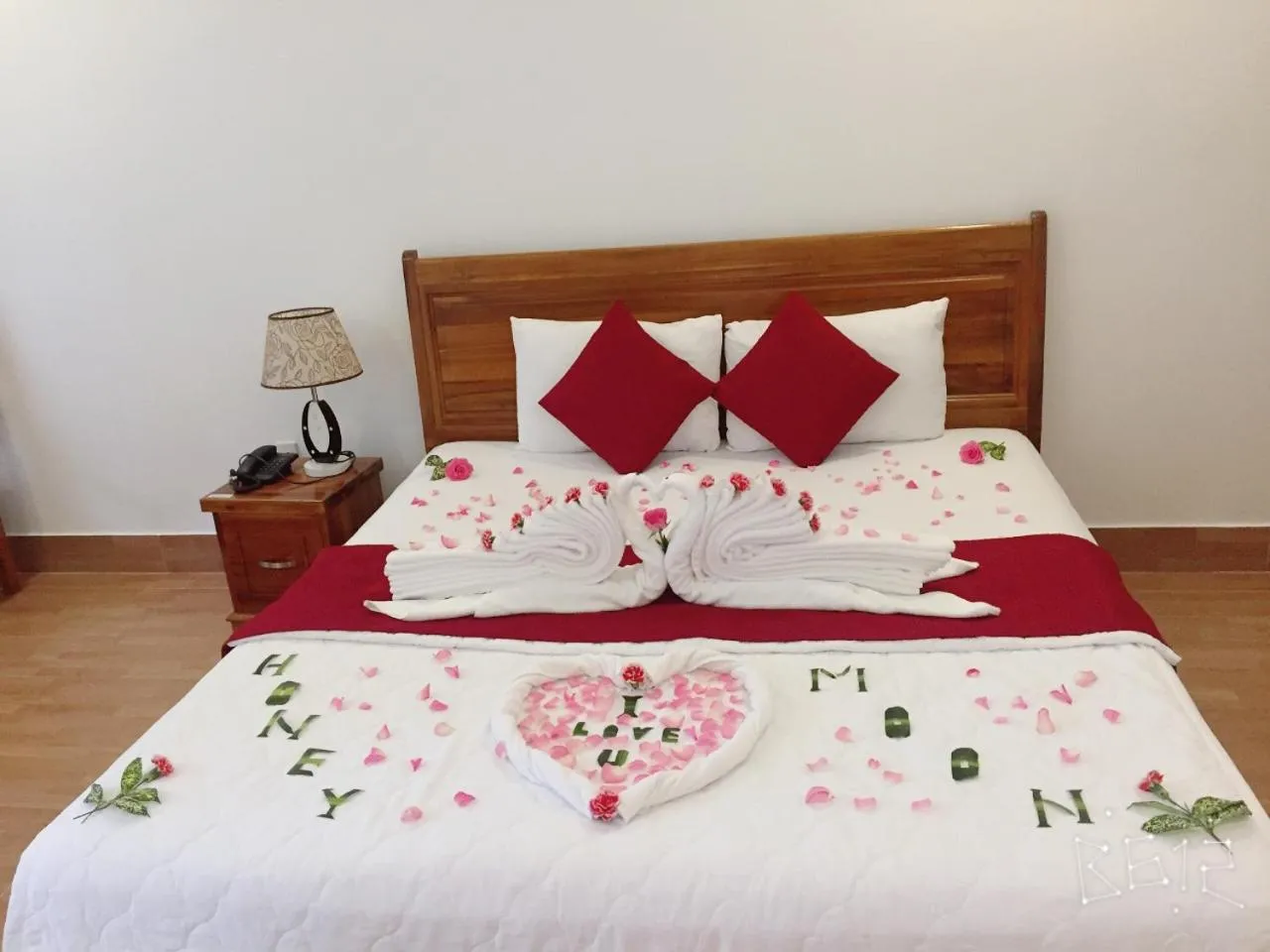 Bed in Ngoc Viet Bungalow