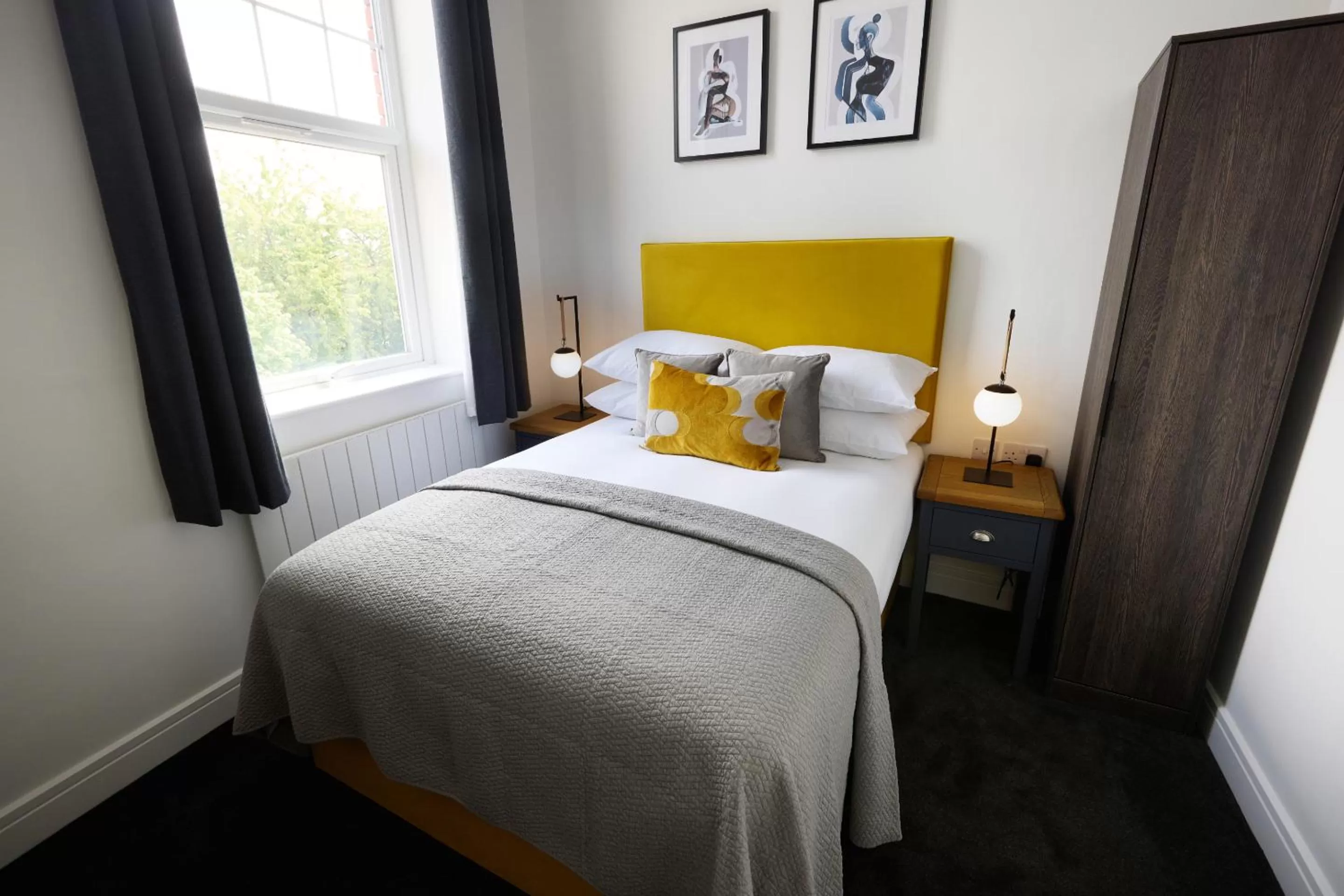 Bedroom, Bed in The Woden Boutique Hotel Walsall M6 J9