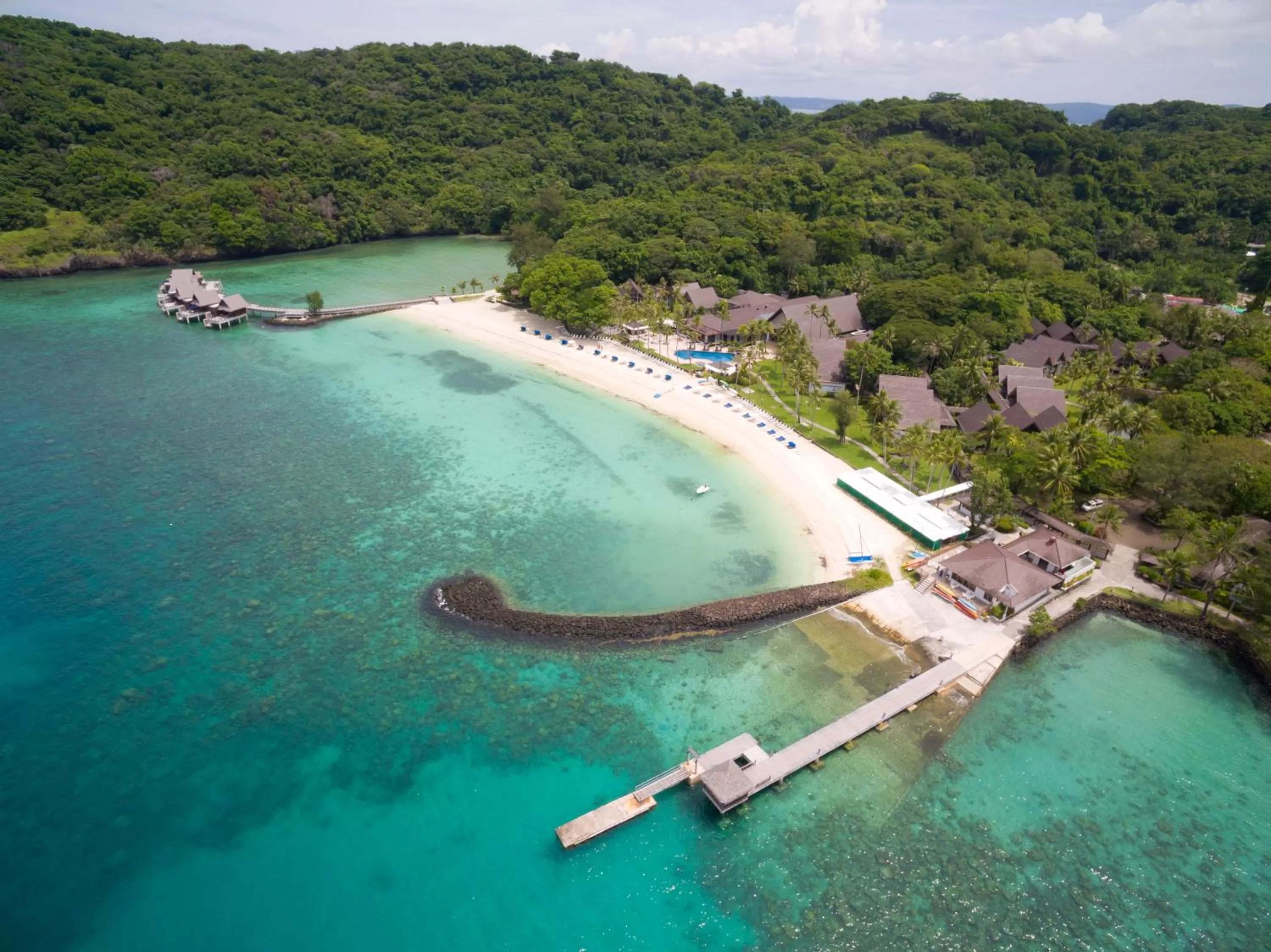 Bird's eye view, Bird's-eye View in Palau Pacific Resort