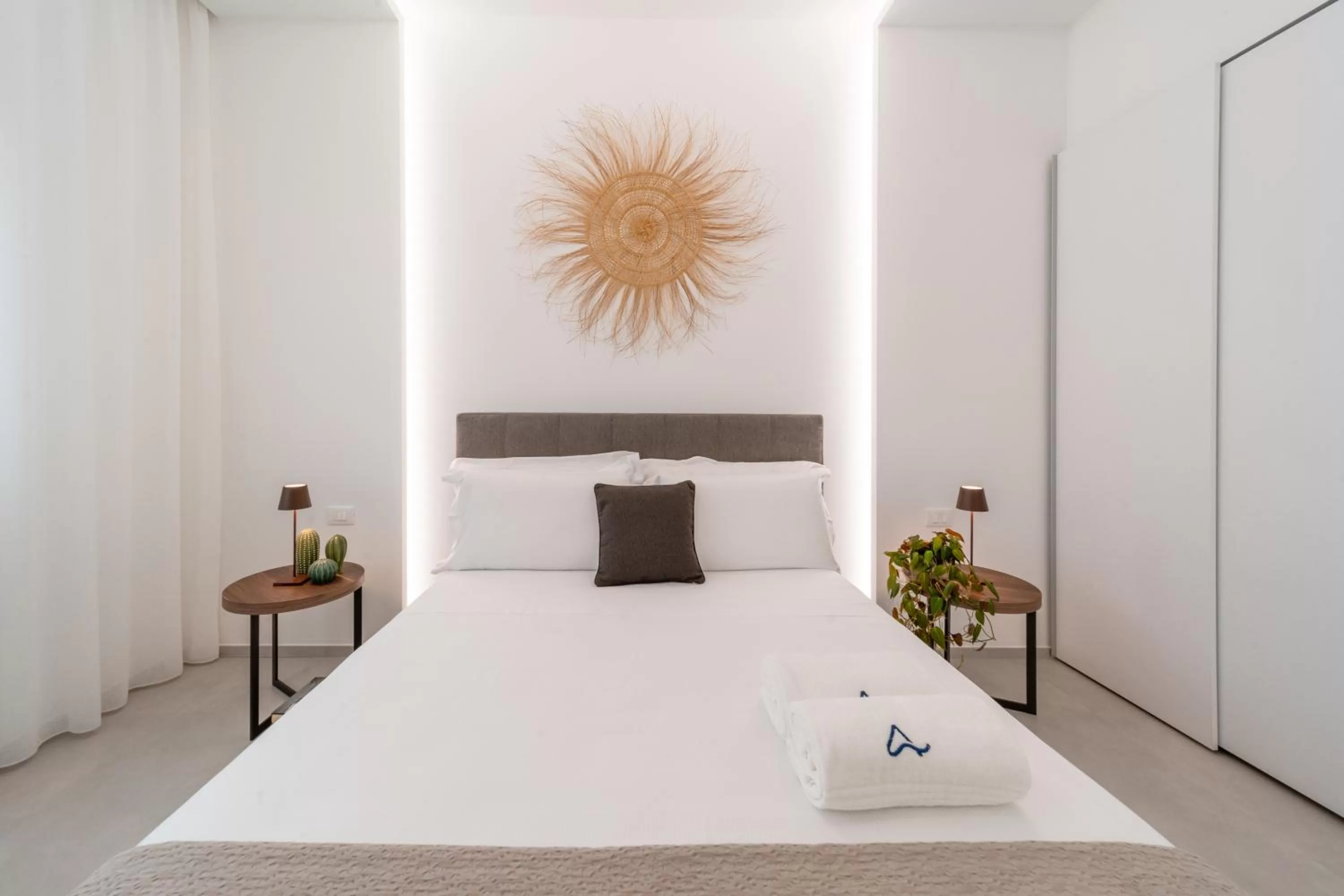 Bed in Daline Holiday Rooms