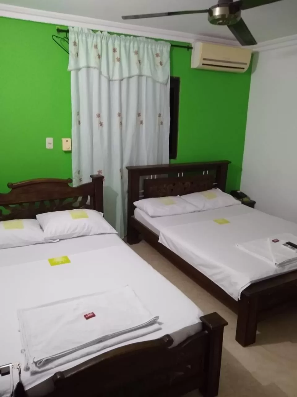 Bed in Hotel Mansión del Cesar