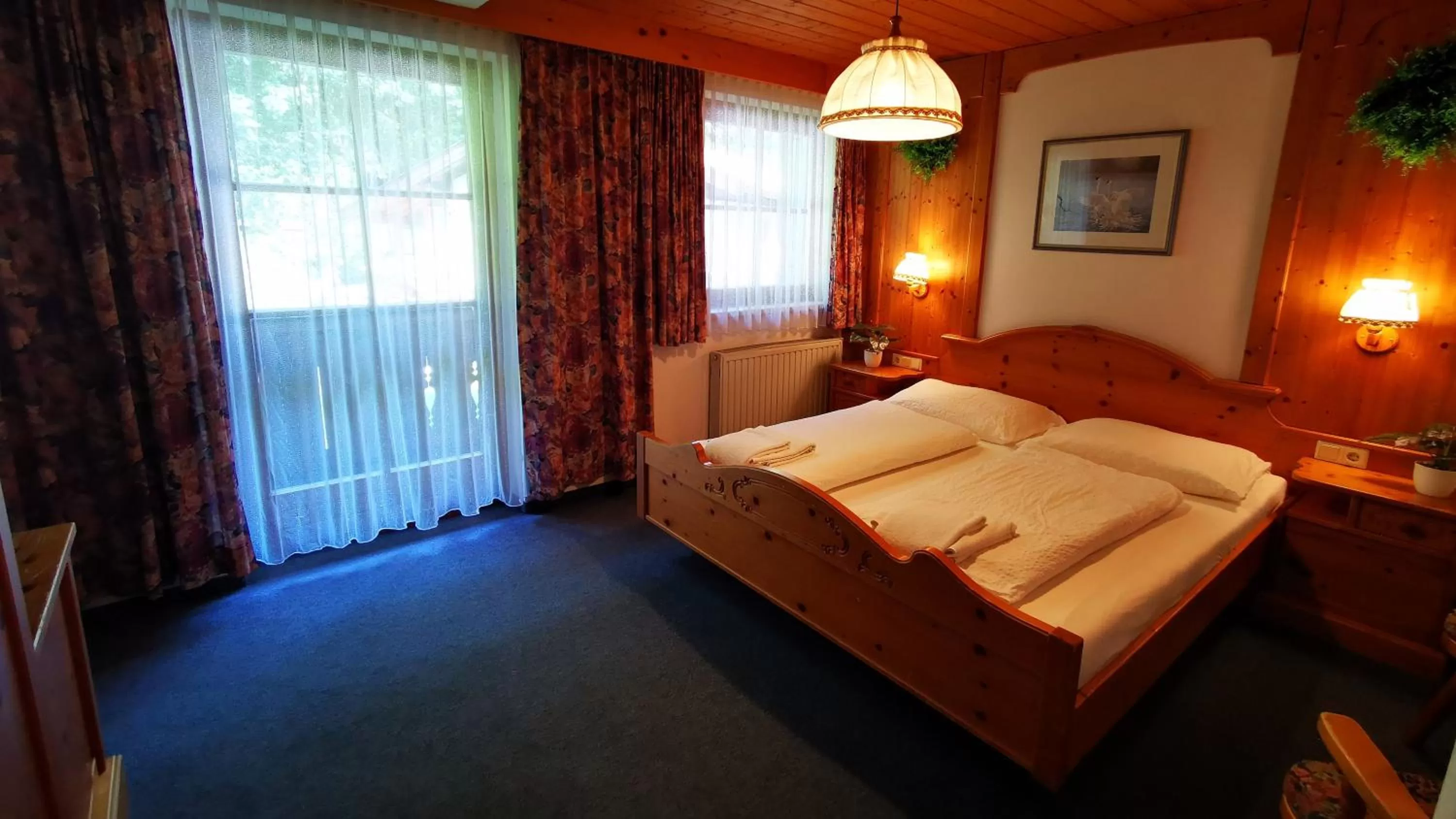 Bed in Gasthof Geronimo