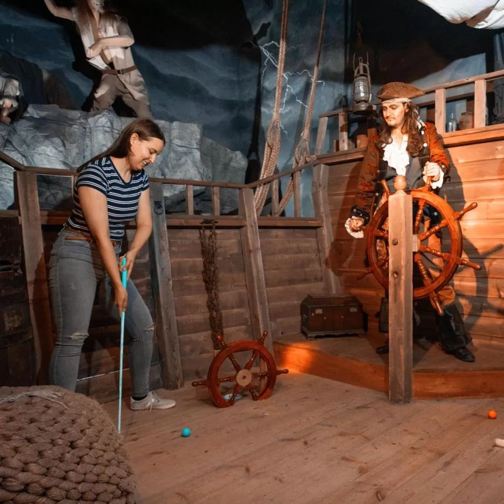 Minigolf in Pensalda Guest House