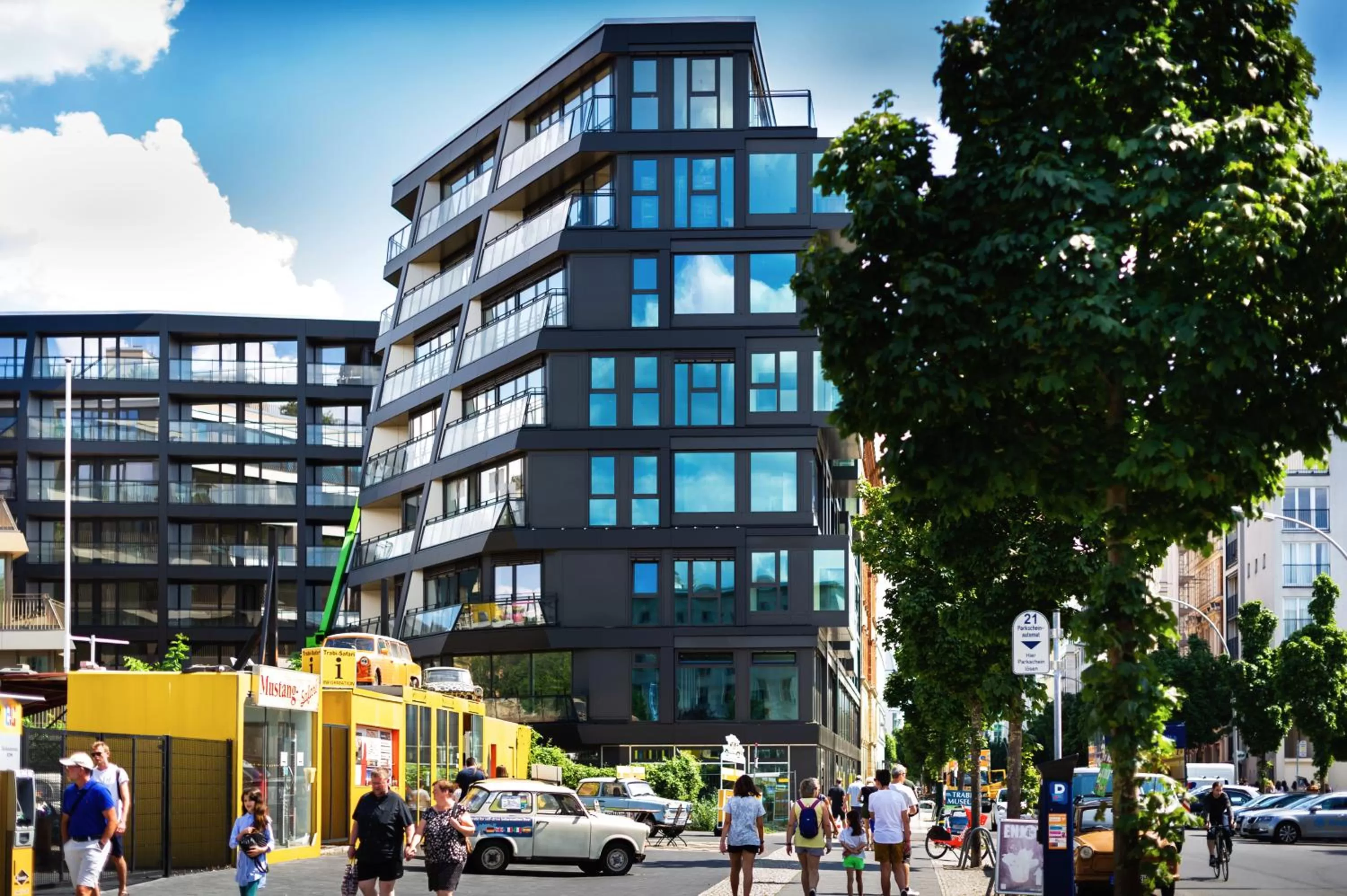 Property building in Wilde Aparthotels Berlin, Checkpoint Charlie