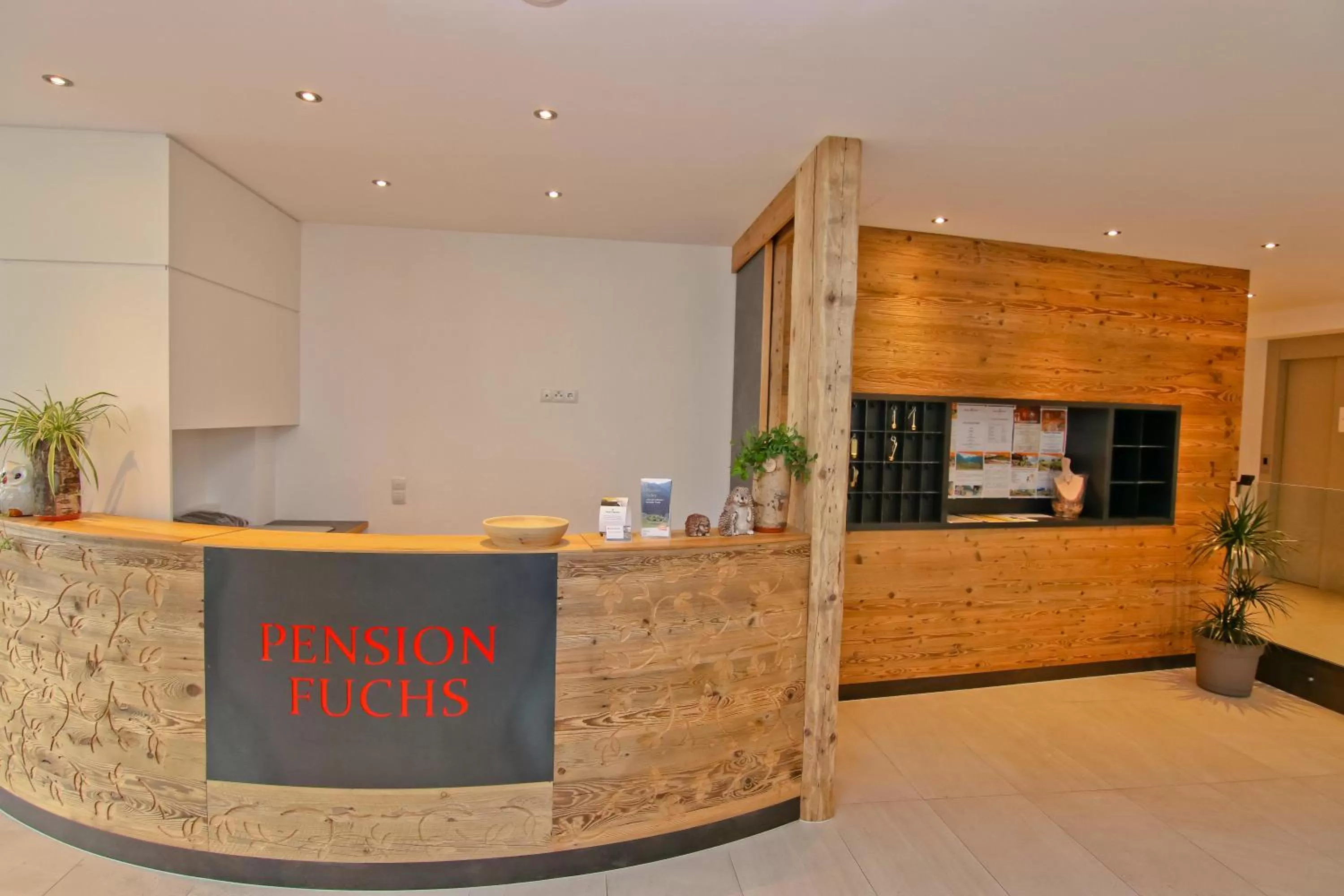 Lobby or reception in Pension Fuchs