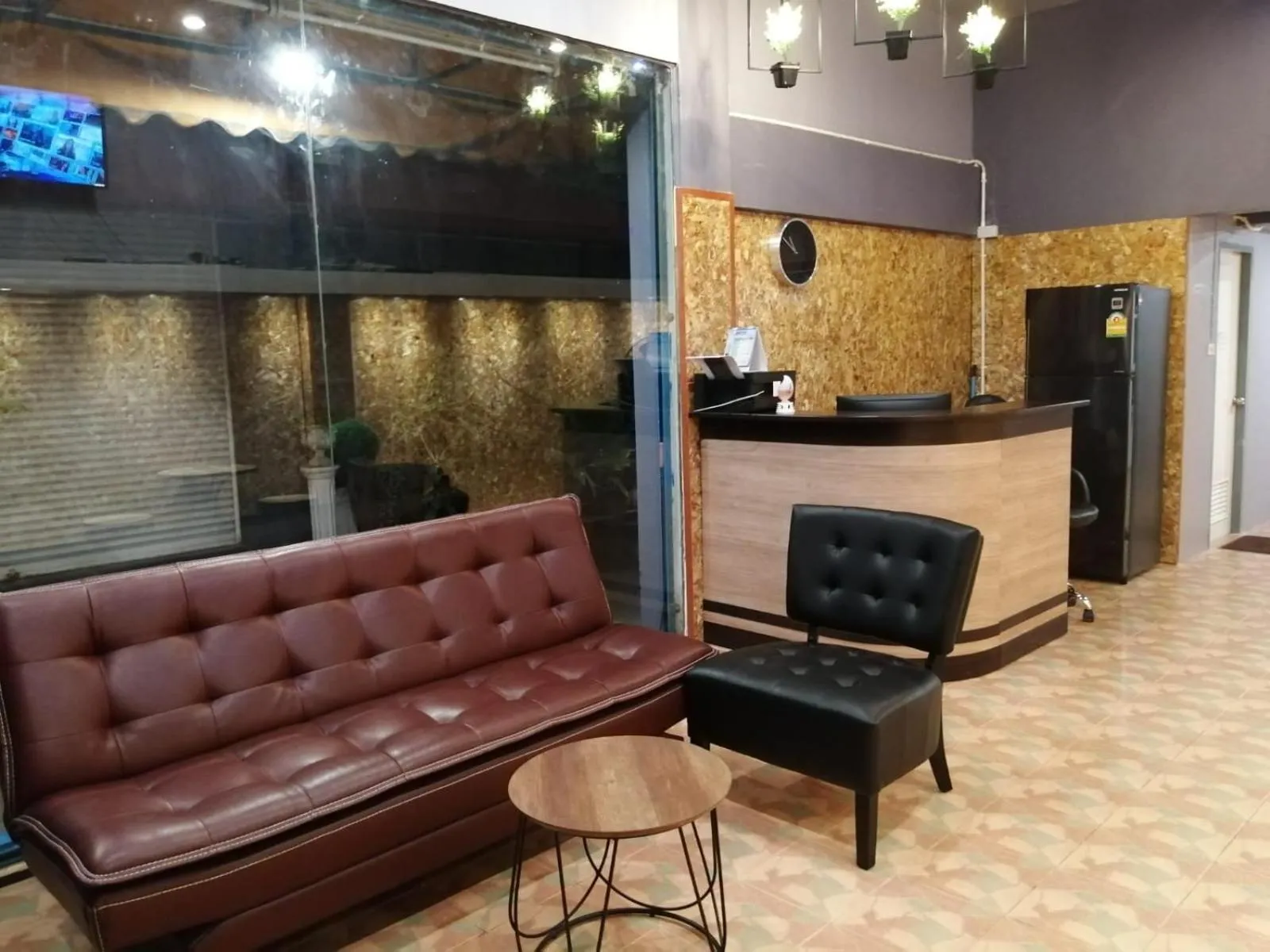 Living room, Lobby/Reception in SleepCats Hostel