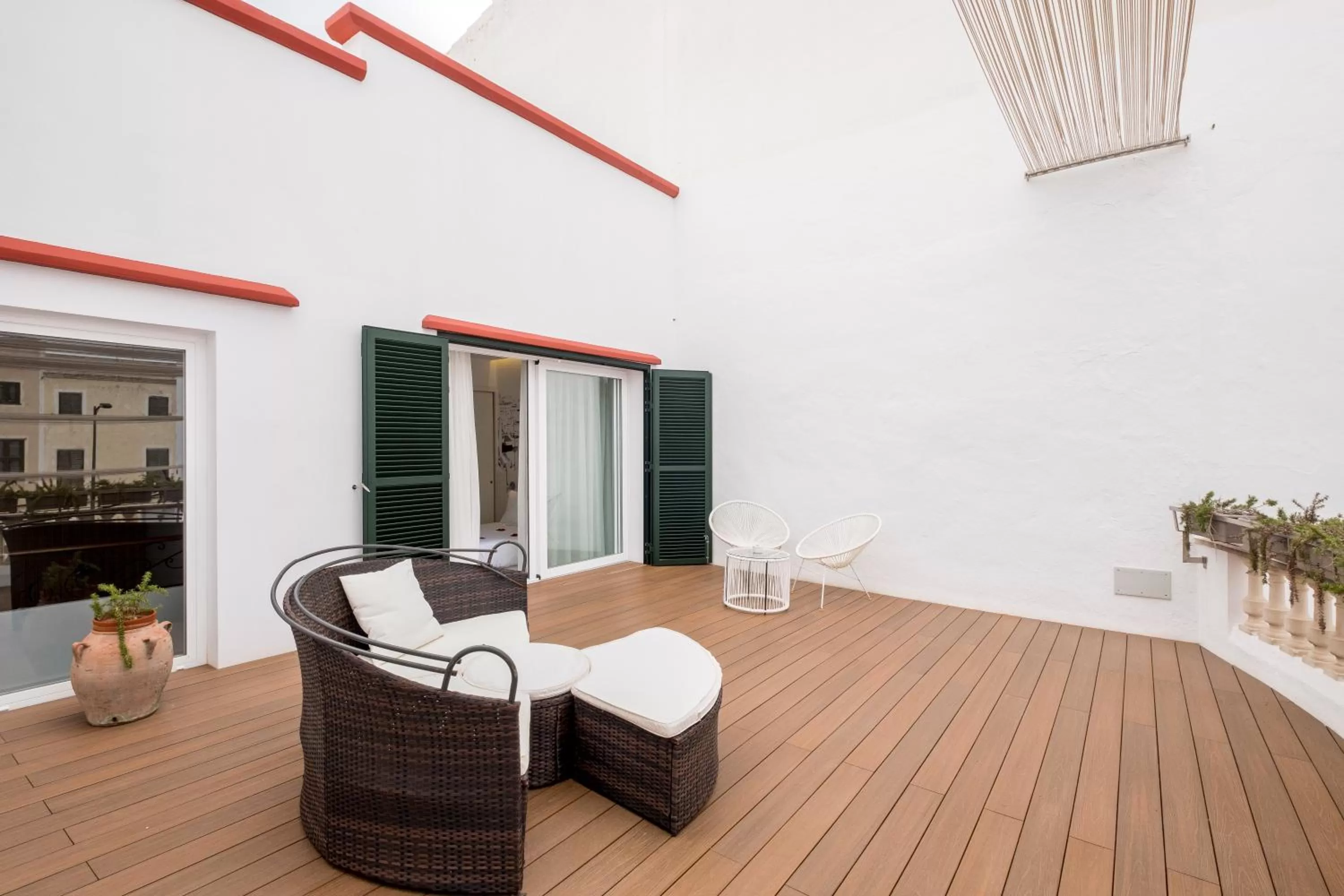 Balcony/Terrace in Hotel Abril 37