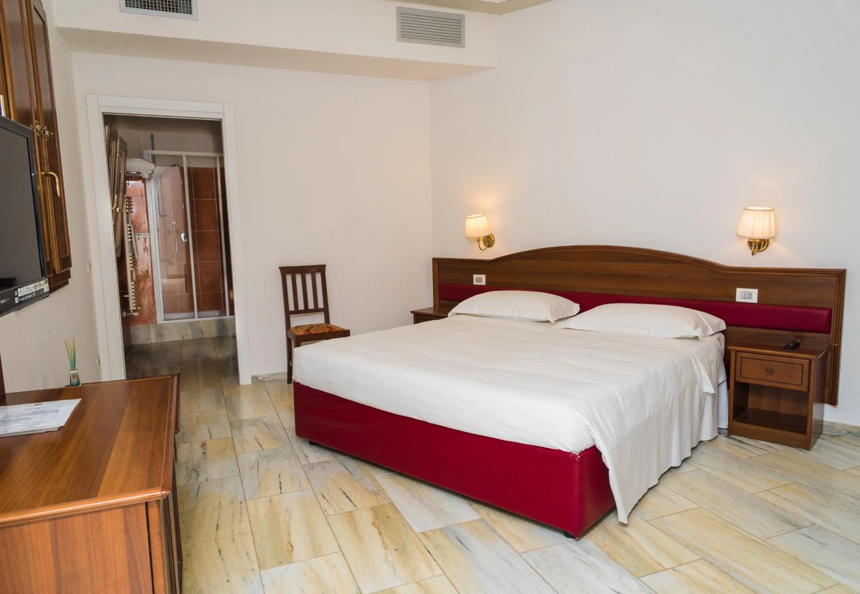 Bed in Relais La Corte di Cloris