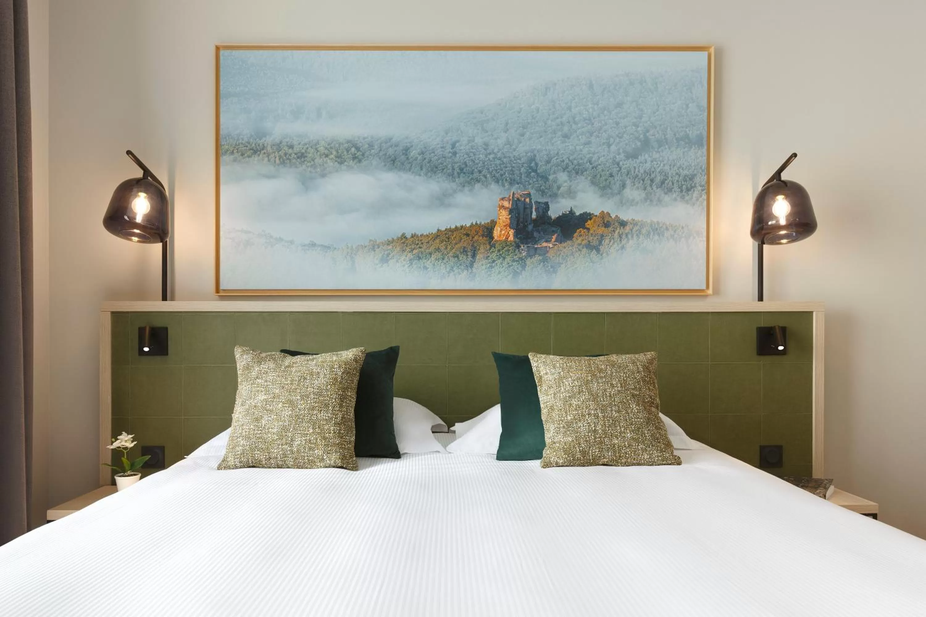 Bed in Citadines Eurometropole Strasbourg