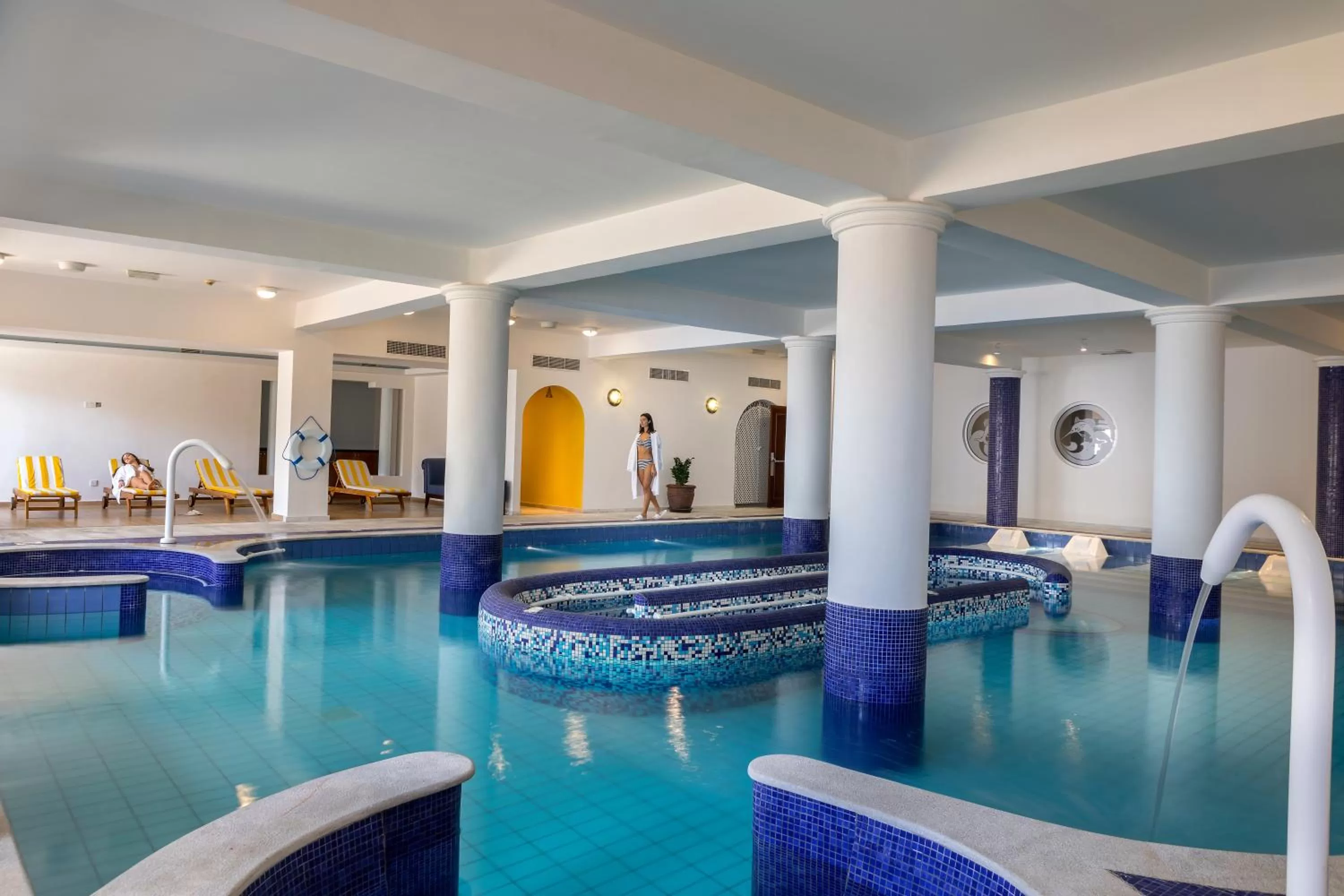 Swimming pool in Aquamare Beach Hotel & Spa