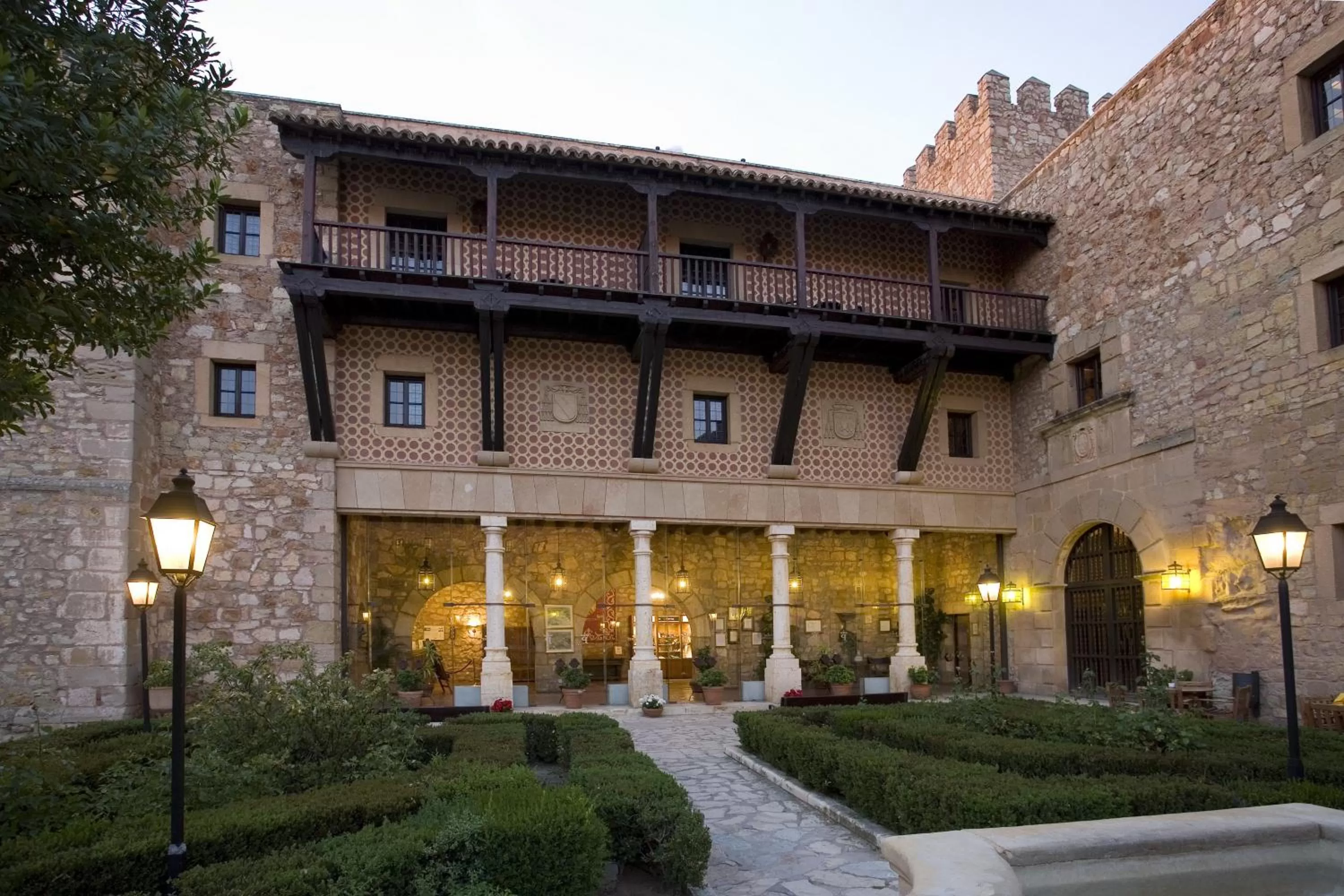 Facade/entrance in Parador de Siguenza