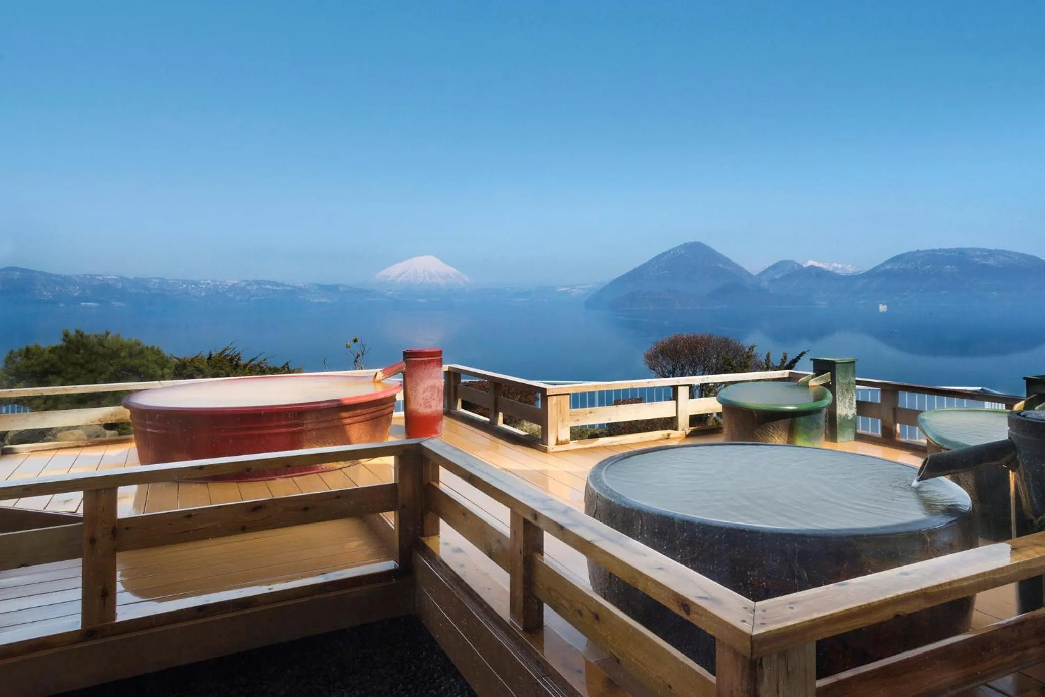 Open Air Bath in Toya Kohan Tei