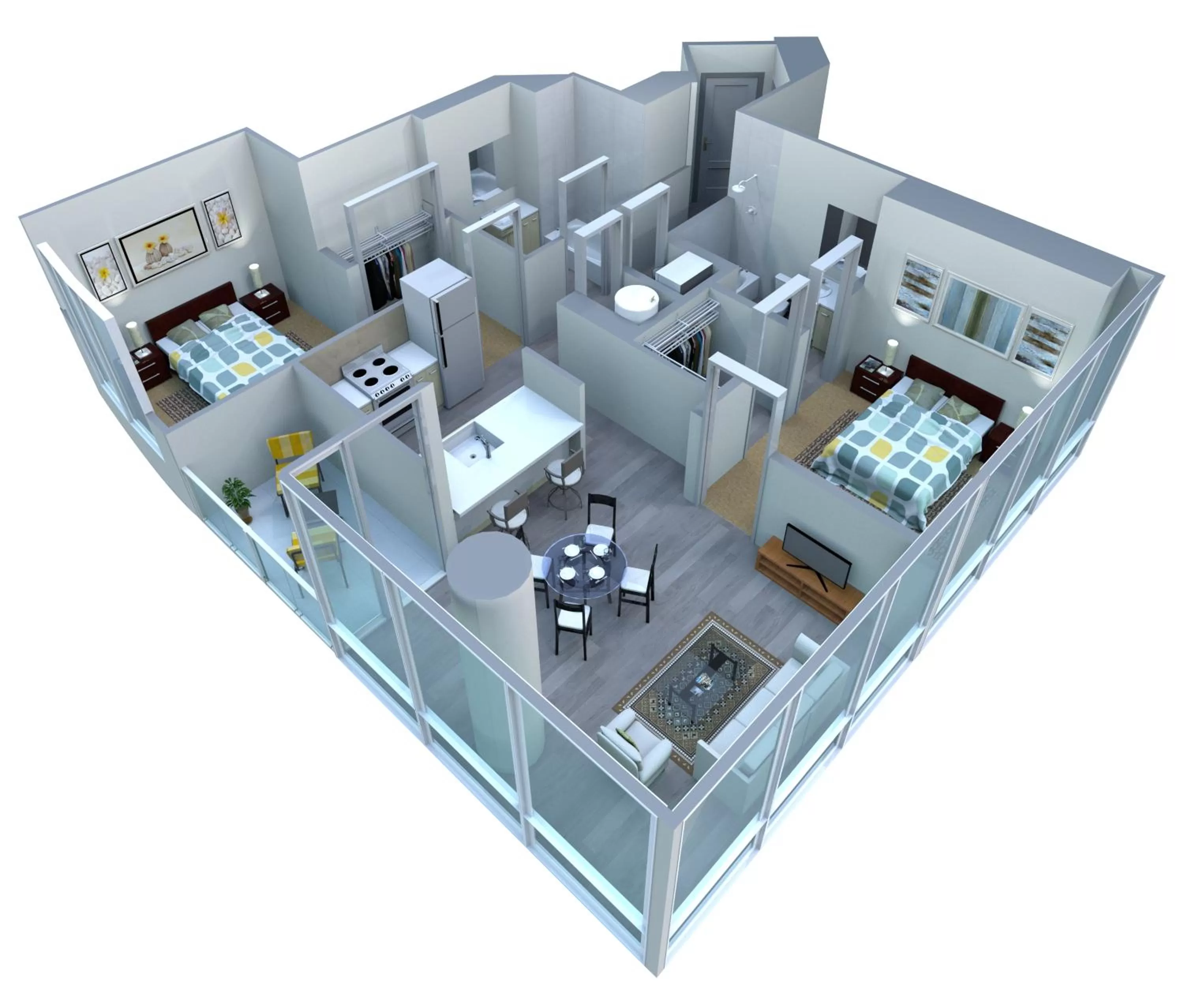 Floor plan in Placemakr Premier SoBro
