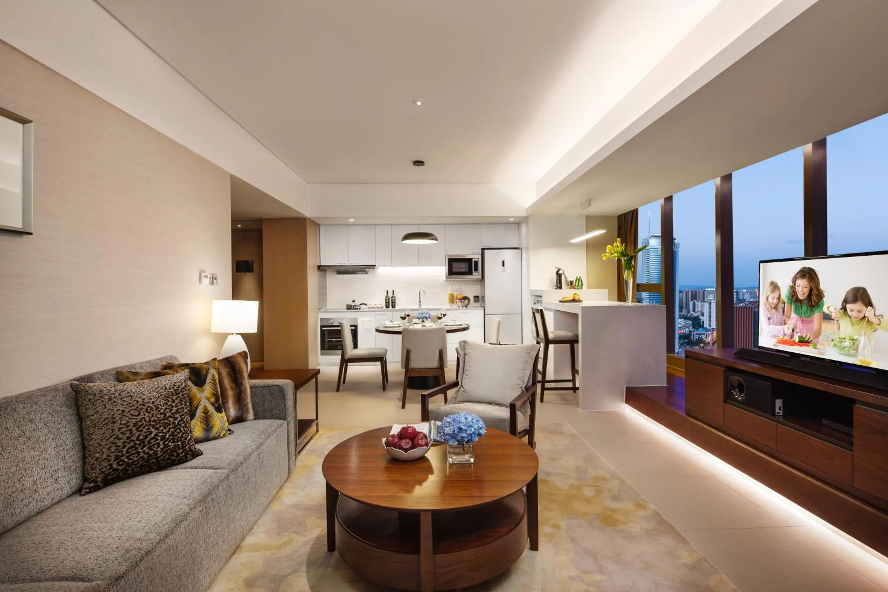 Kitchen or kitchenette in Somerset Xindicheng Xi'an