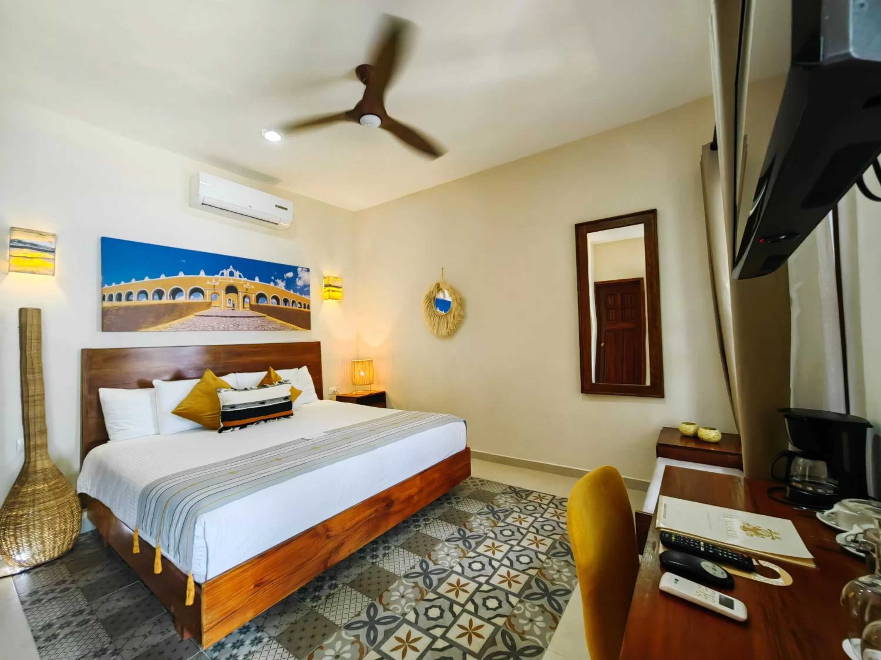 Bed in Le Muuch Hotel Boutique