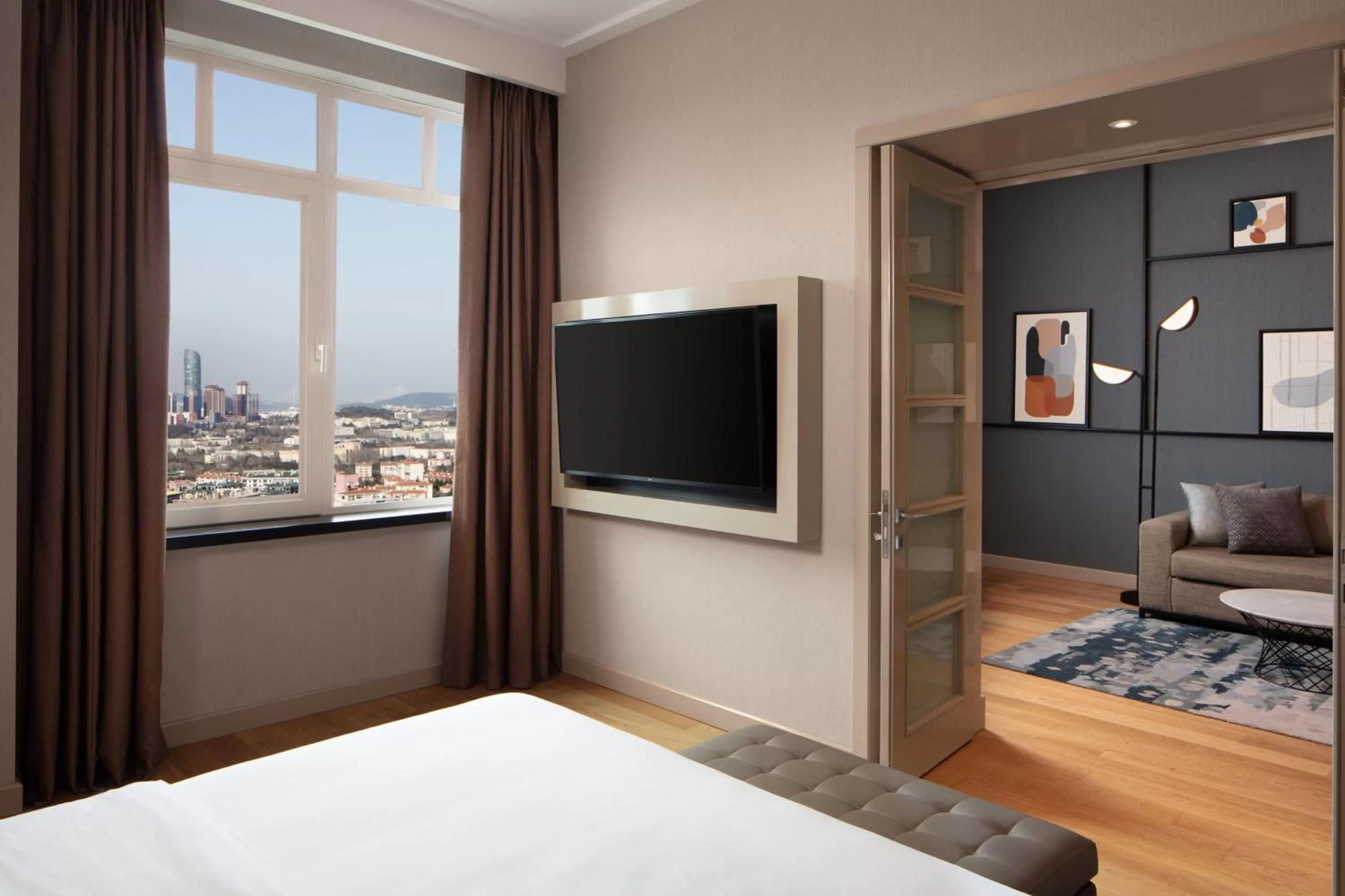 Bedroom, Bed in Sheraton Istanbul Levent