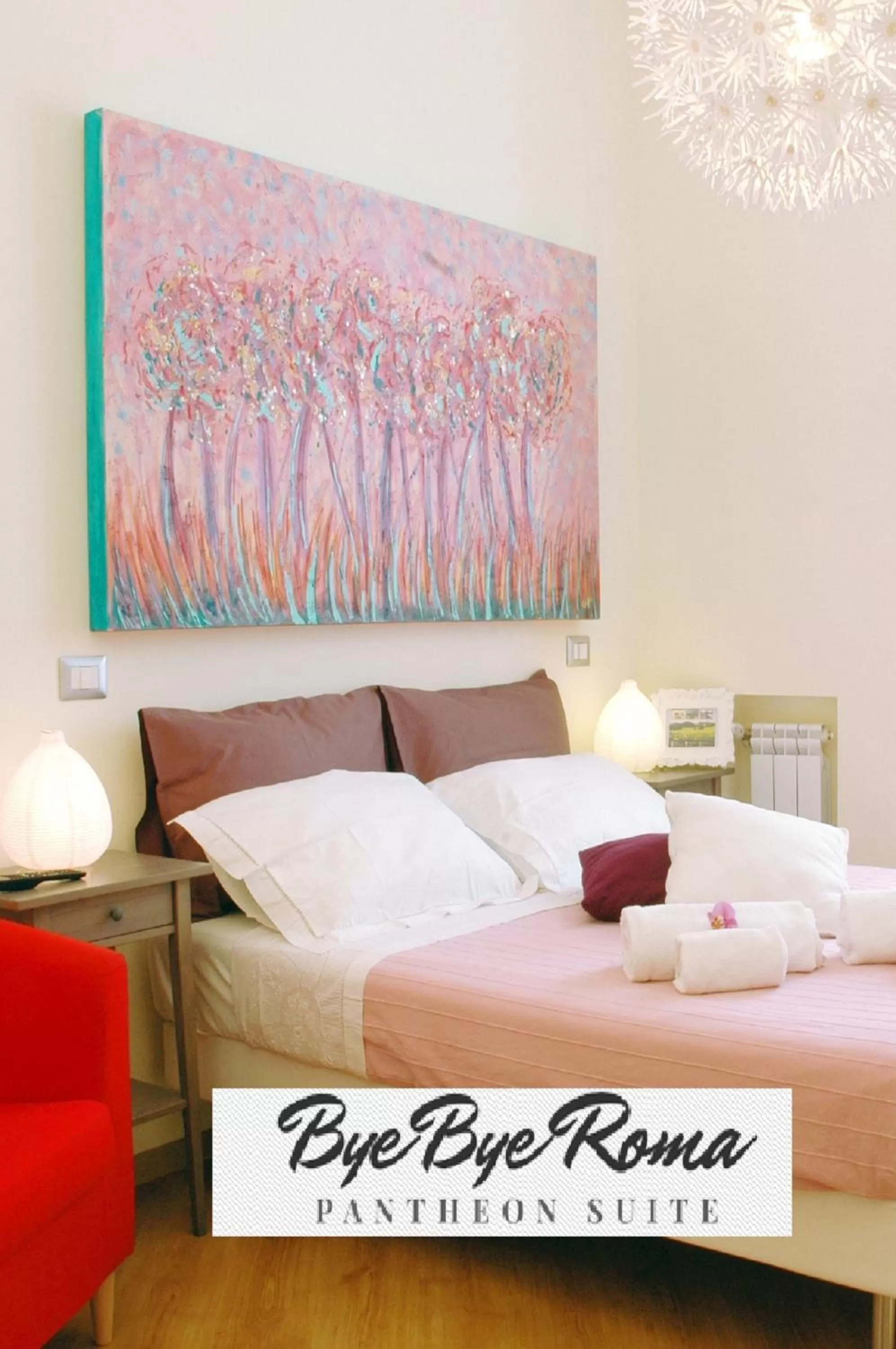 Bedroom, Bed in Bye Bye Roma Pantheon Suite