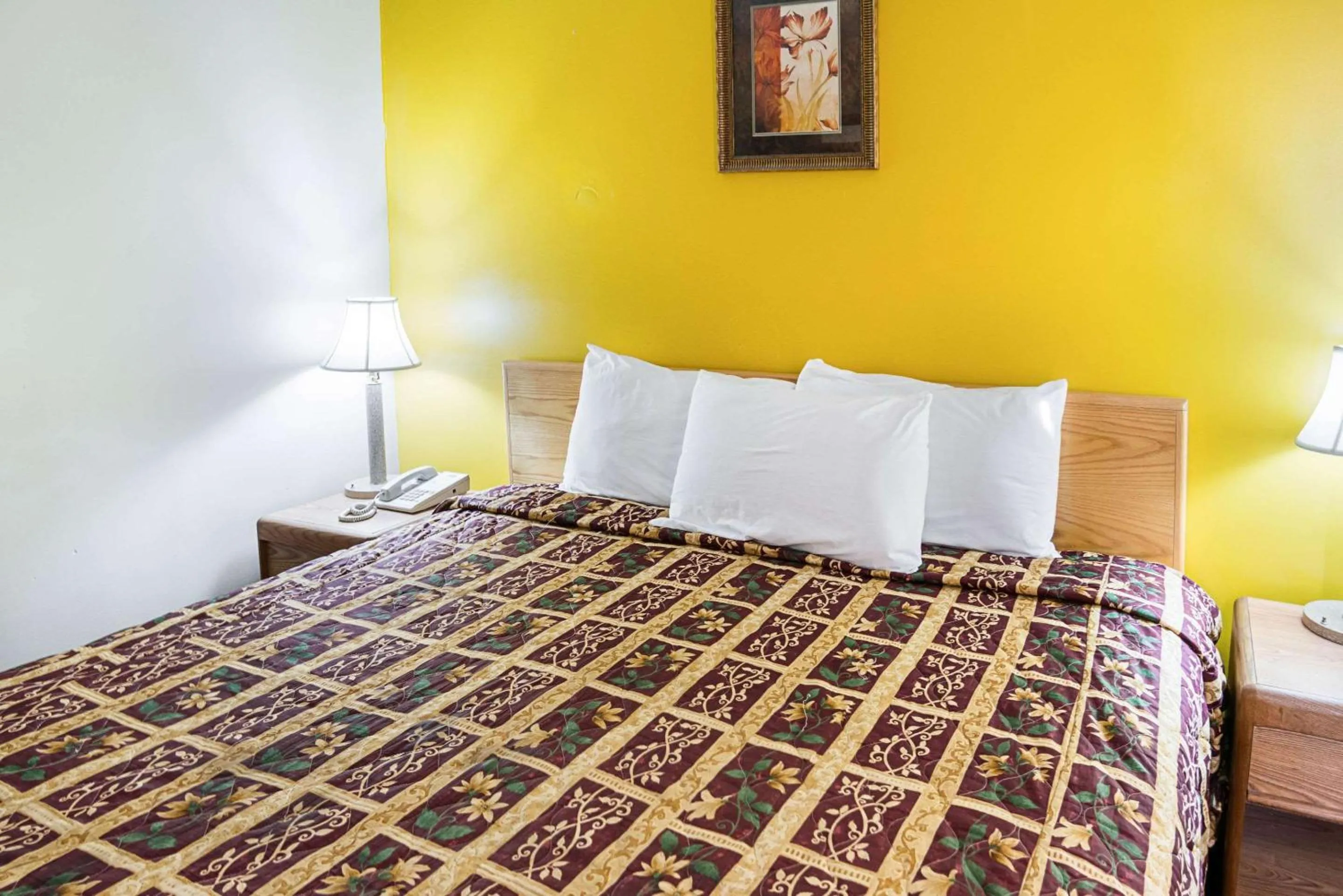 Photo of the whole room, Bed in Rodeway Inn & Suites