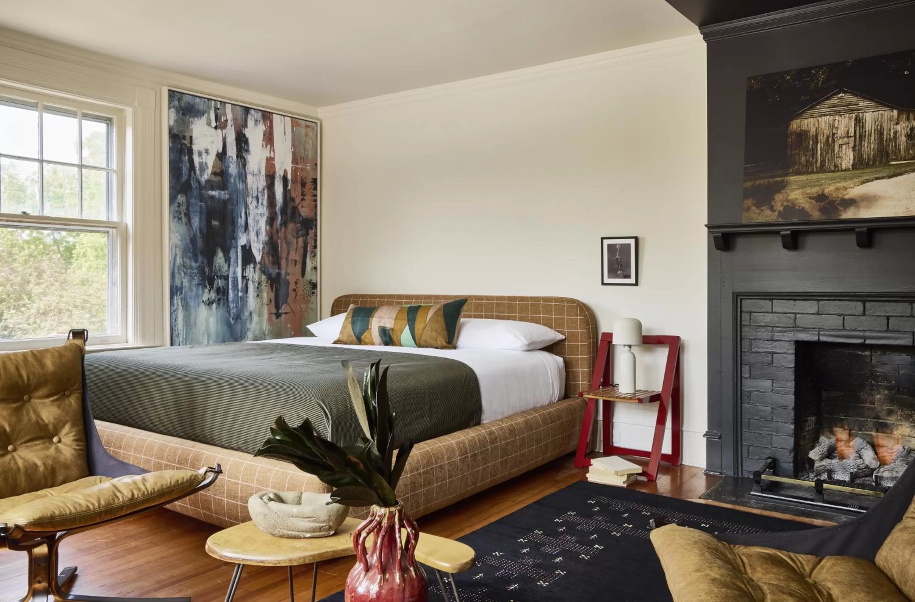 Bed in Blind Tiger Asheville