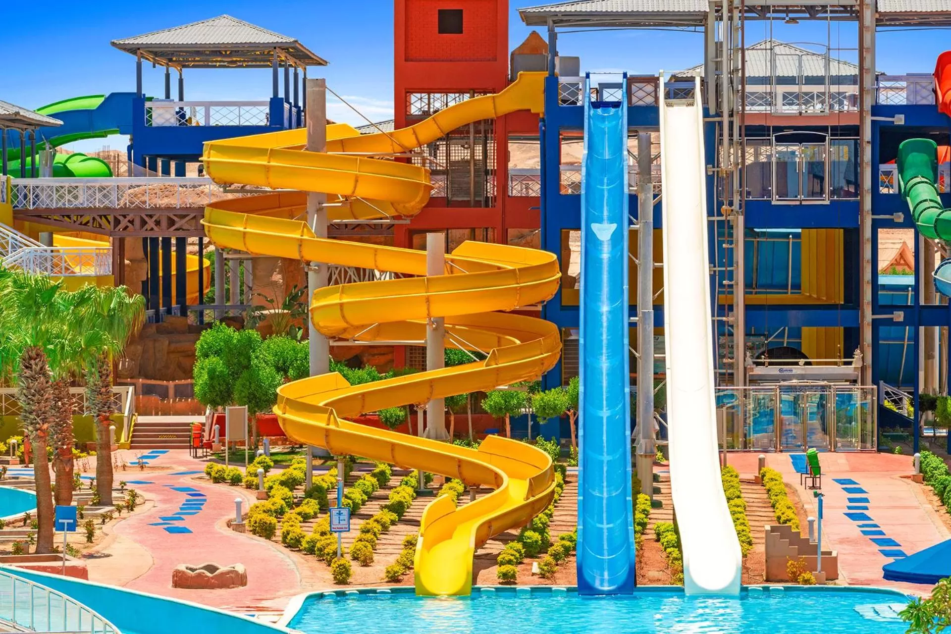 Aqua park in Neverland City Hurghada - Pickalbatros