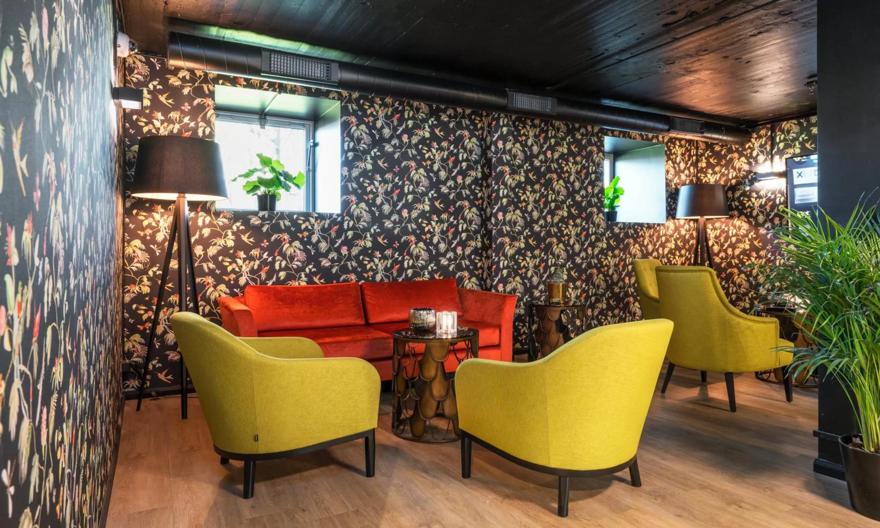 Communal lounge/ TV room in Thon Hotel Linne