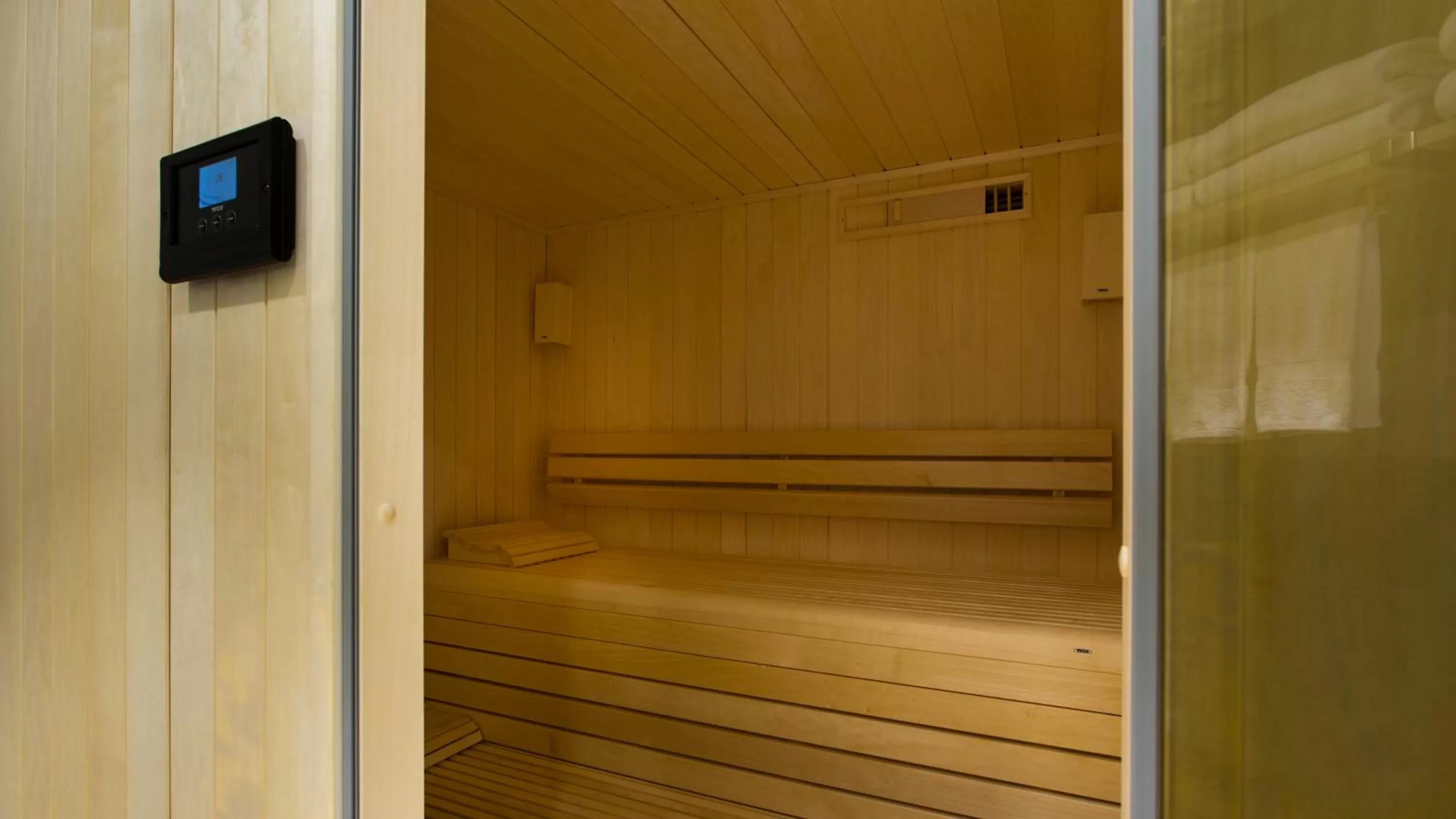 Sauna in Mövenpick Hotel Geneva