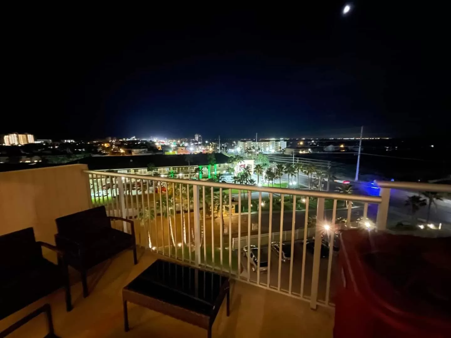 Balcony/Terrace in Bahia Mar Solare Tower 6th floor Bayview Condo 2bd 2ba with Pools