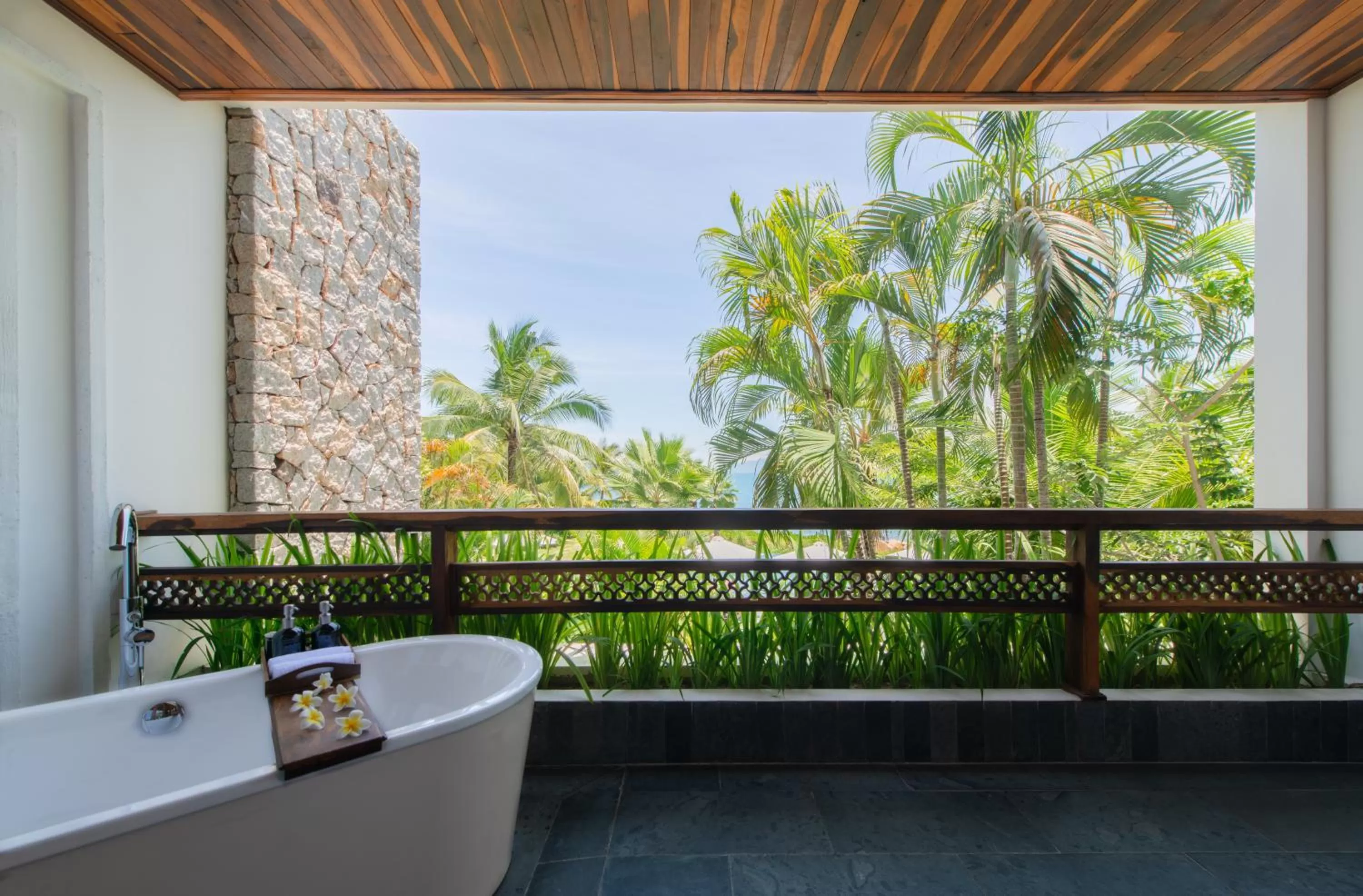 Inner courtyard view in Alibu Resort Nha Trang