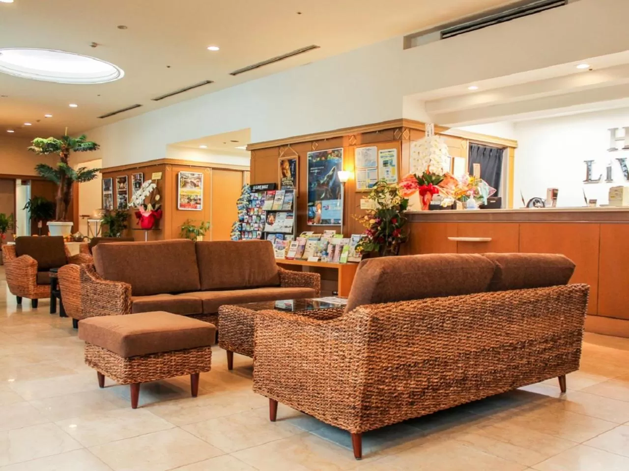 Lobby or reception in HOTEL LiVEMAX BUDGET Kagoshima