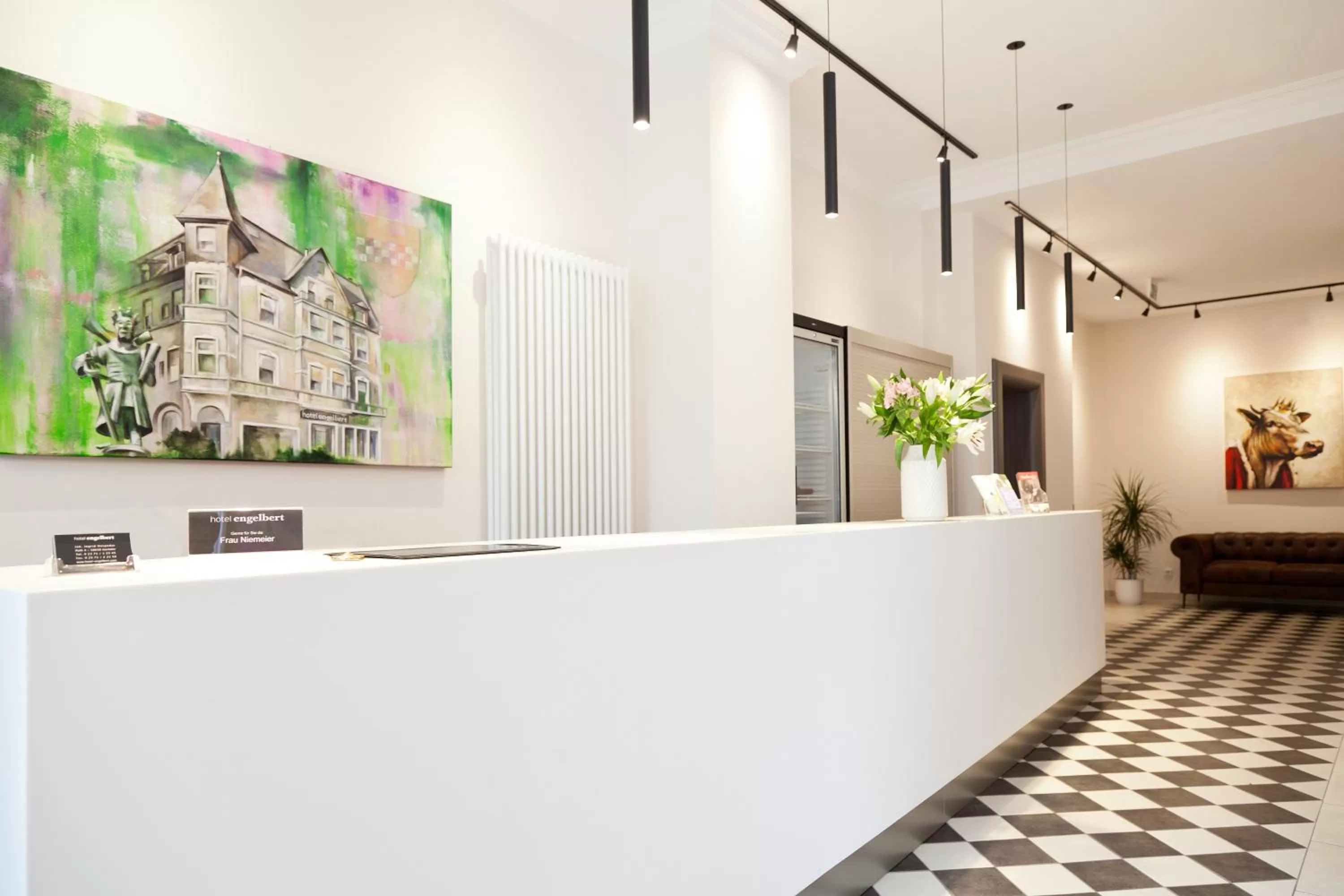 Lobby or reception in Hotel Engelbert