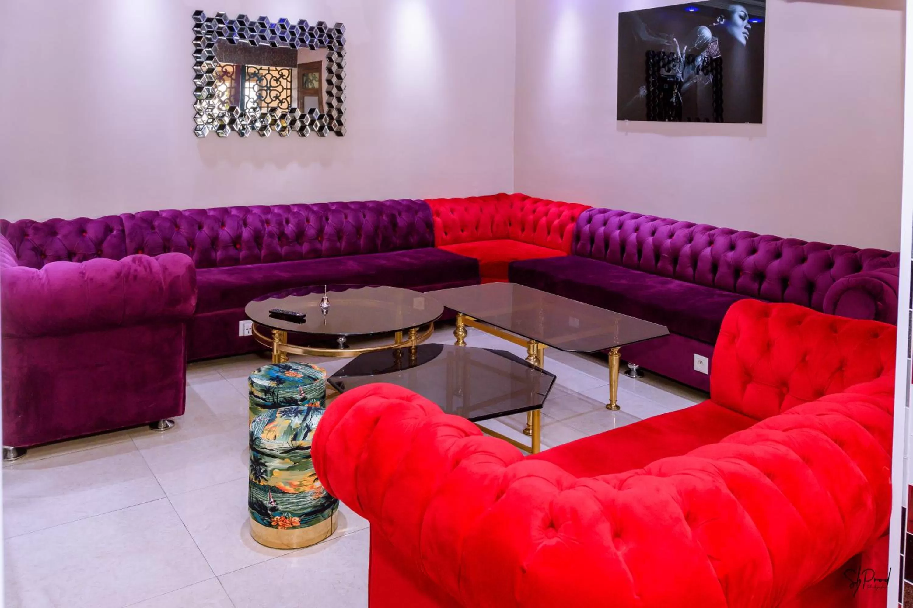 Living room in Hôtel La Principauté Douala Bonapriso