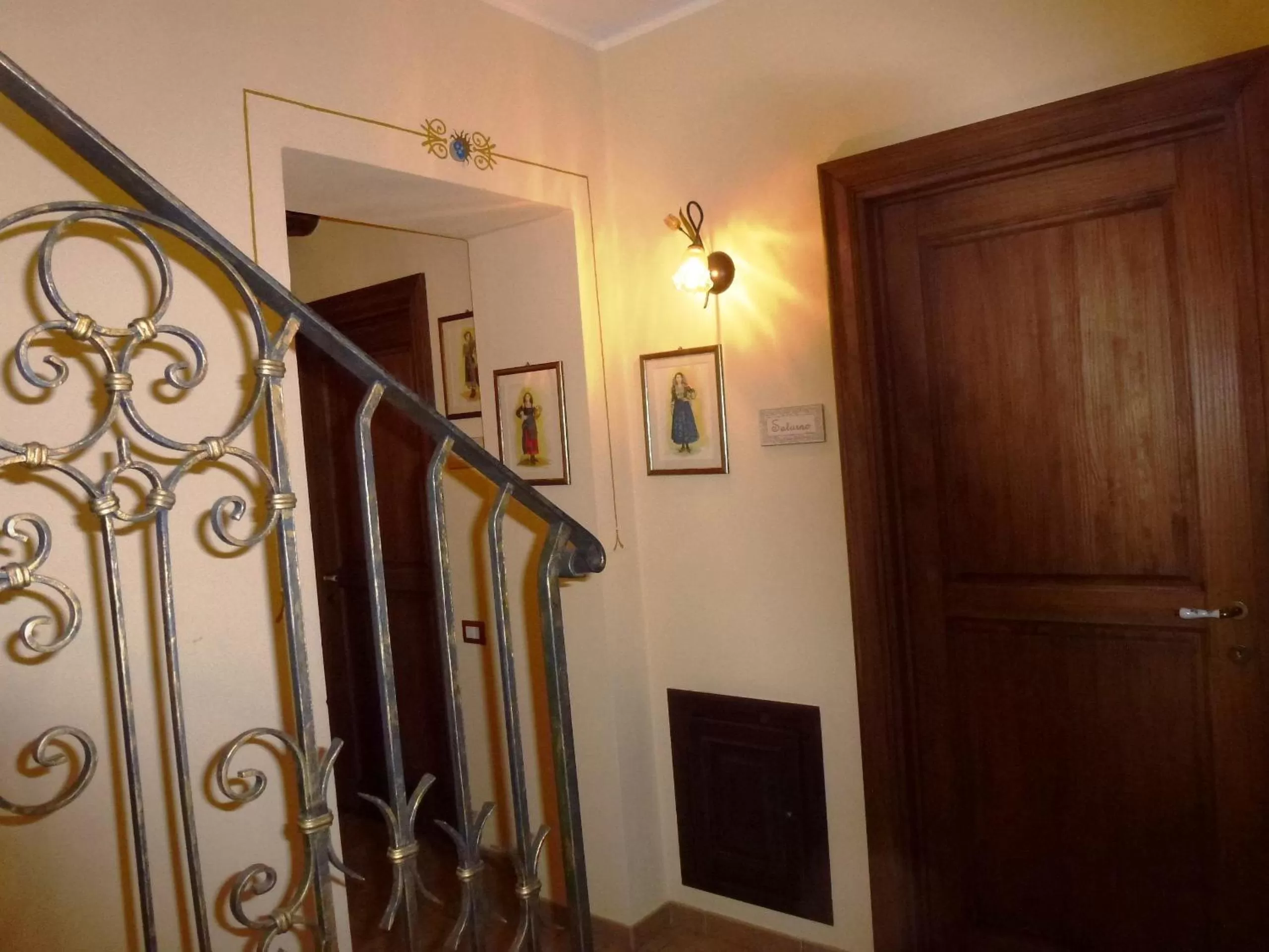 Decorative detail in b&b La casa di Ely